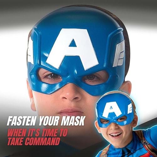 Captain America Superhero Mask for Kids 6 Captain America Superhero Mask for Kids