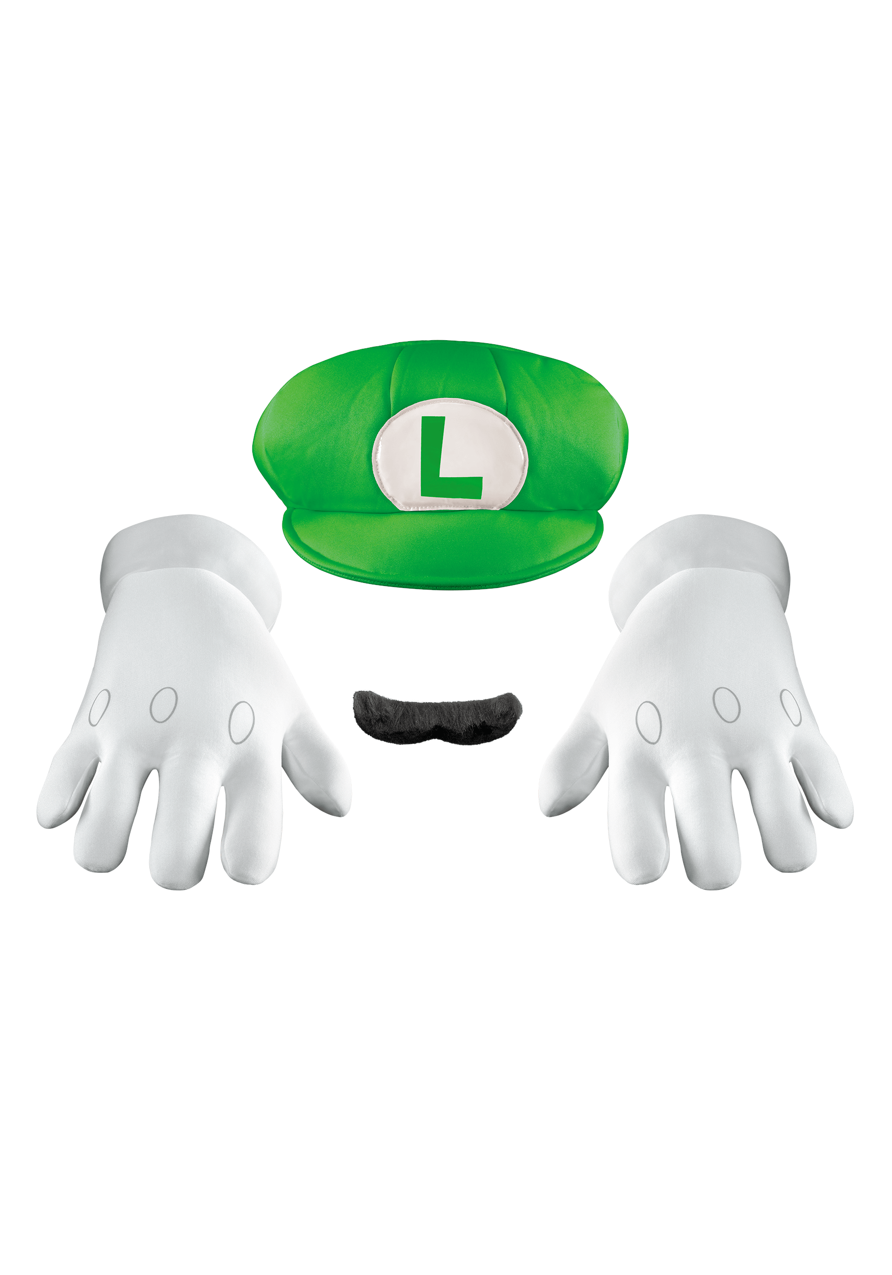 Adult Super Mario Bros. Luigi Accessory Costume Kit