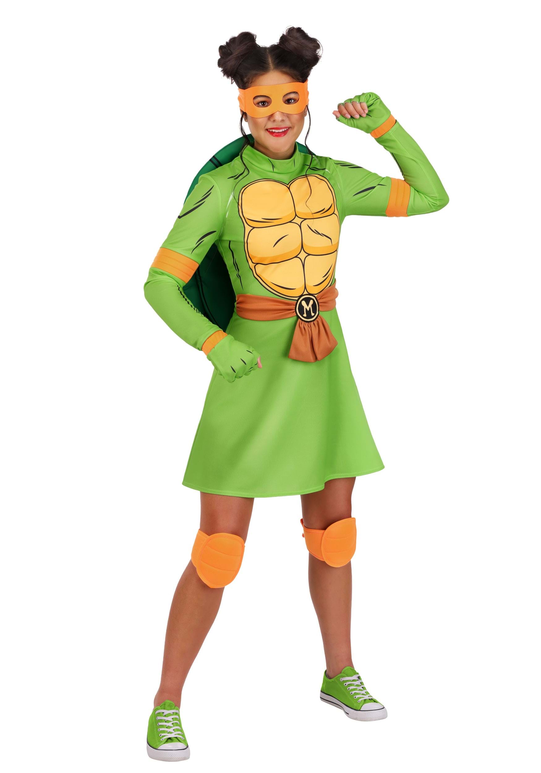 Women's Teenage Mutant Ninja Turtles Michelangelo Costume Dress