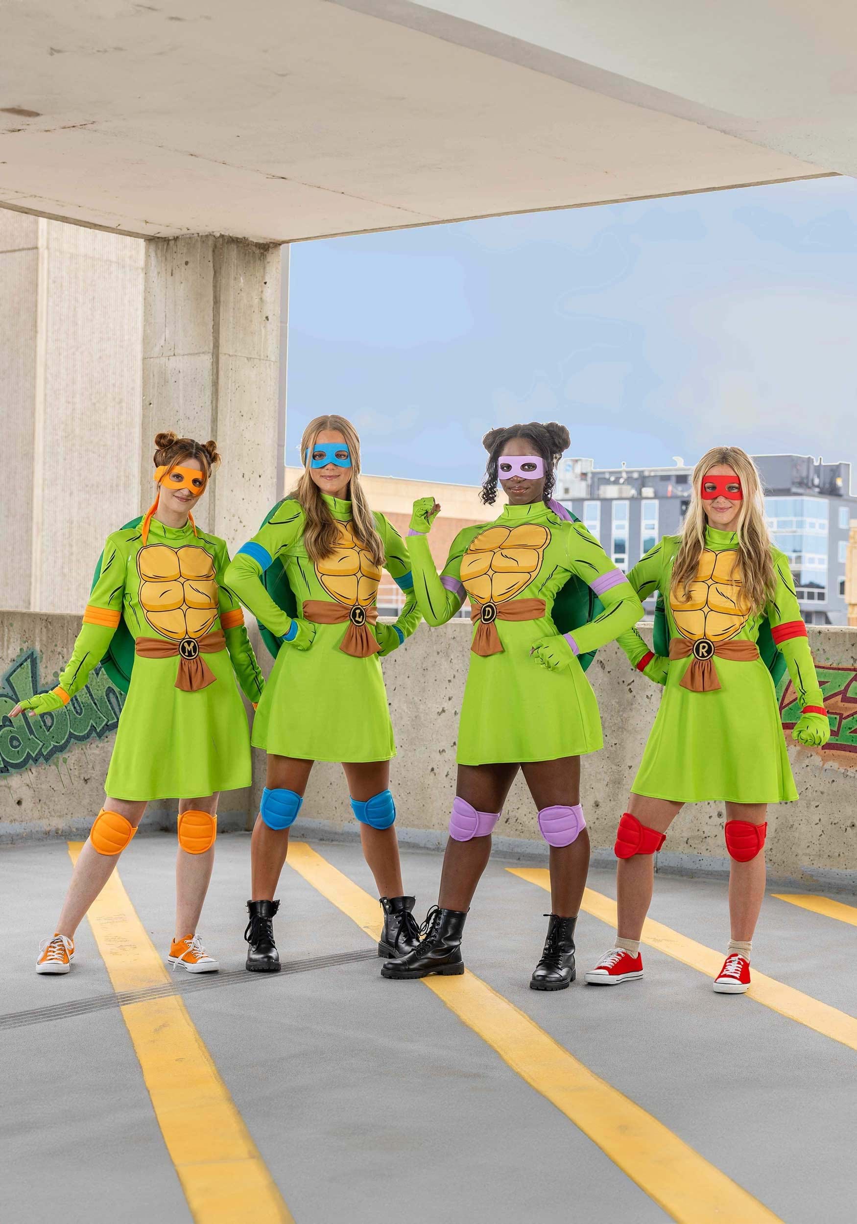 Women's Teenage Mutant Ninja Turtles Michelangelo Costume Dress