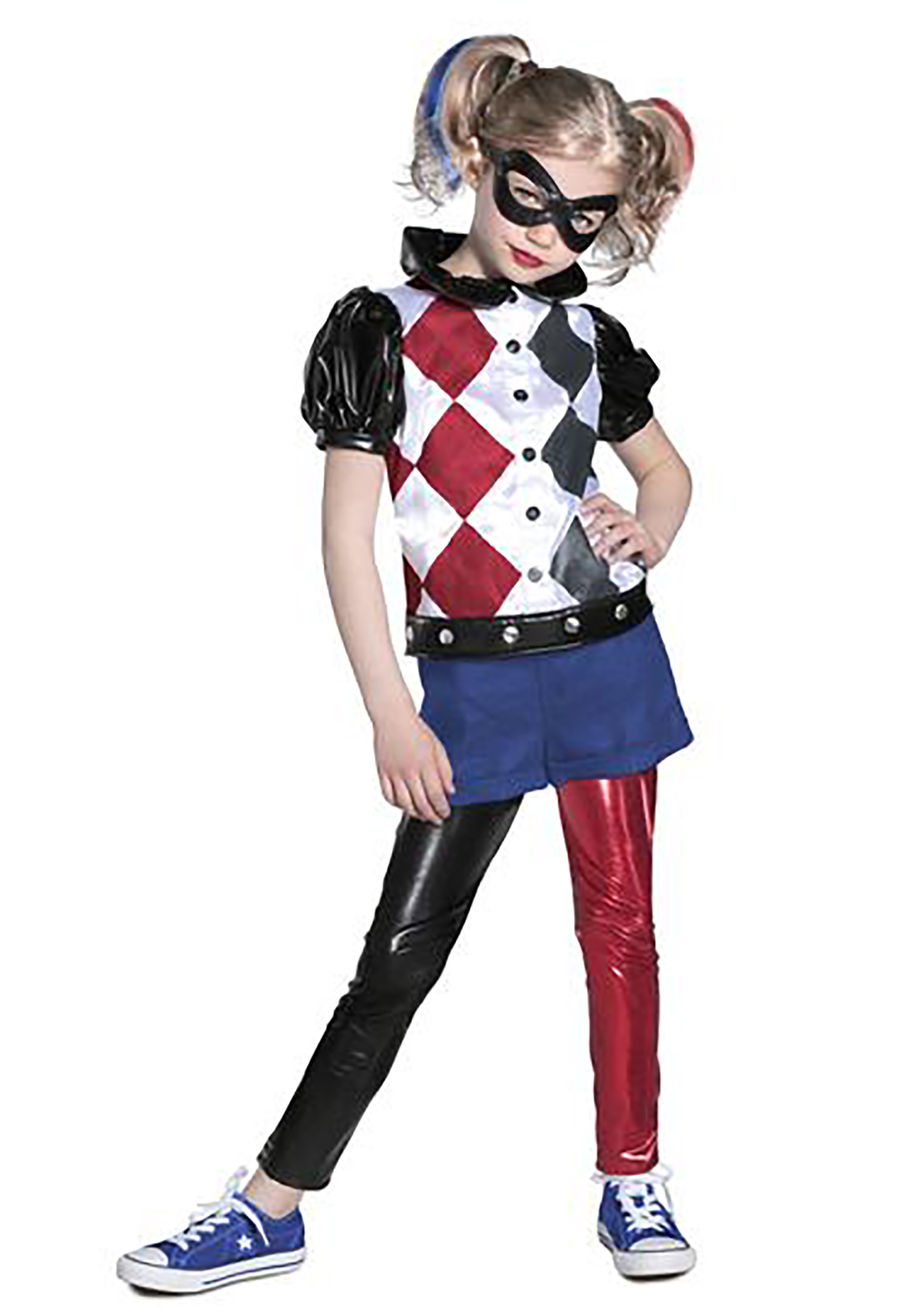 DC Superhero Premium Girl's Harley Quinn Costume