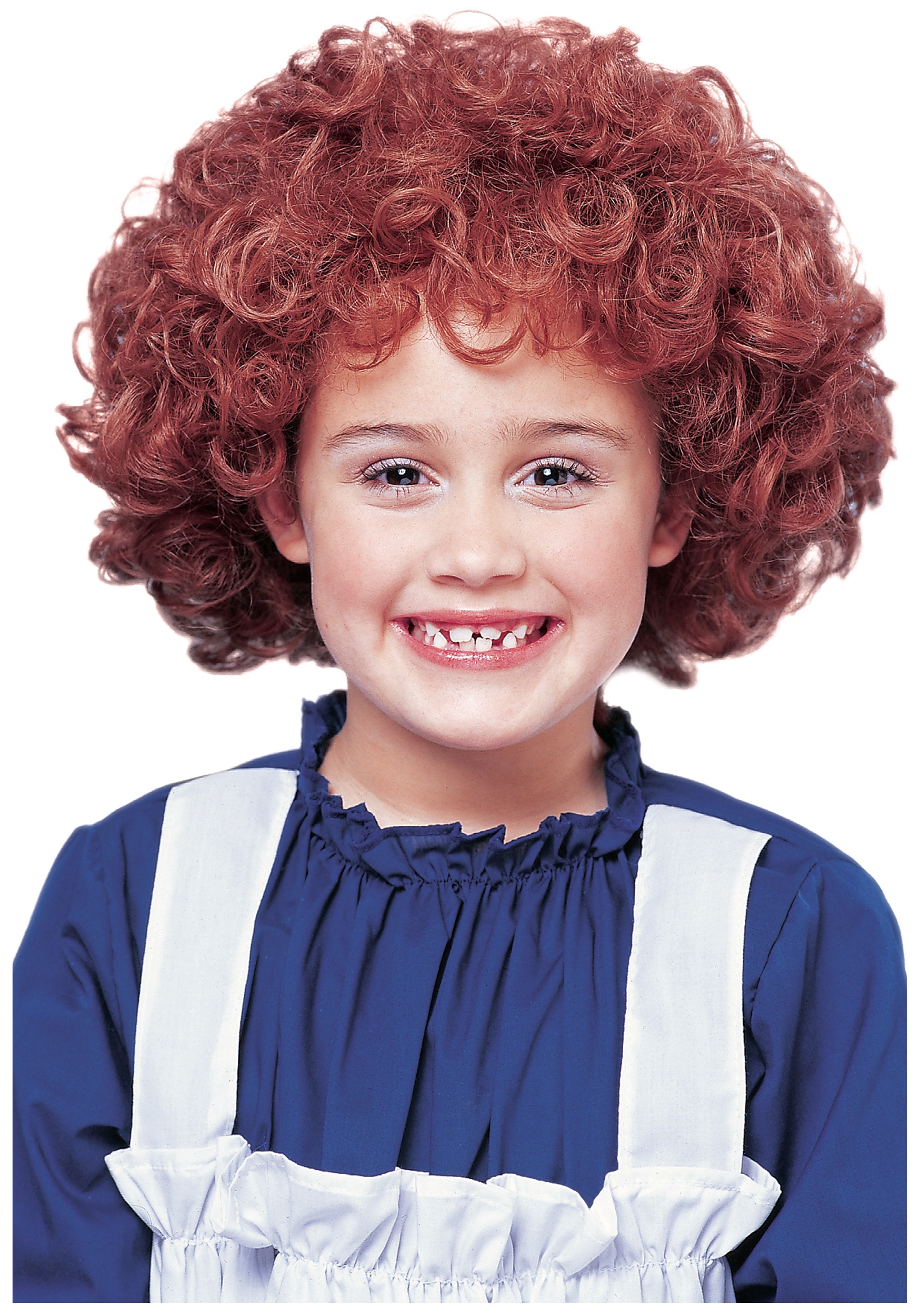 Little Red Orphan Costume Wig for Girls