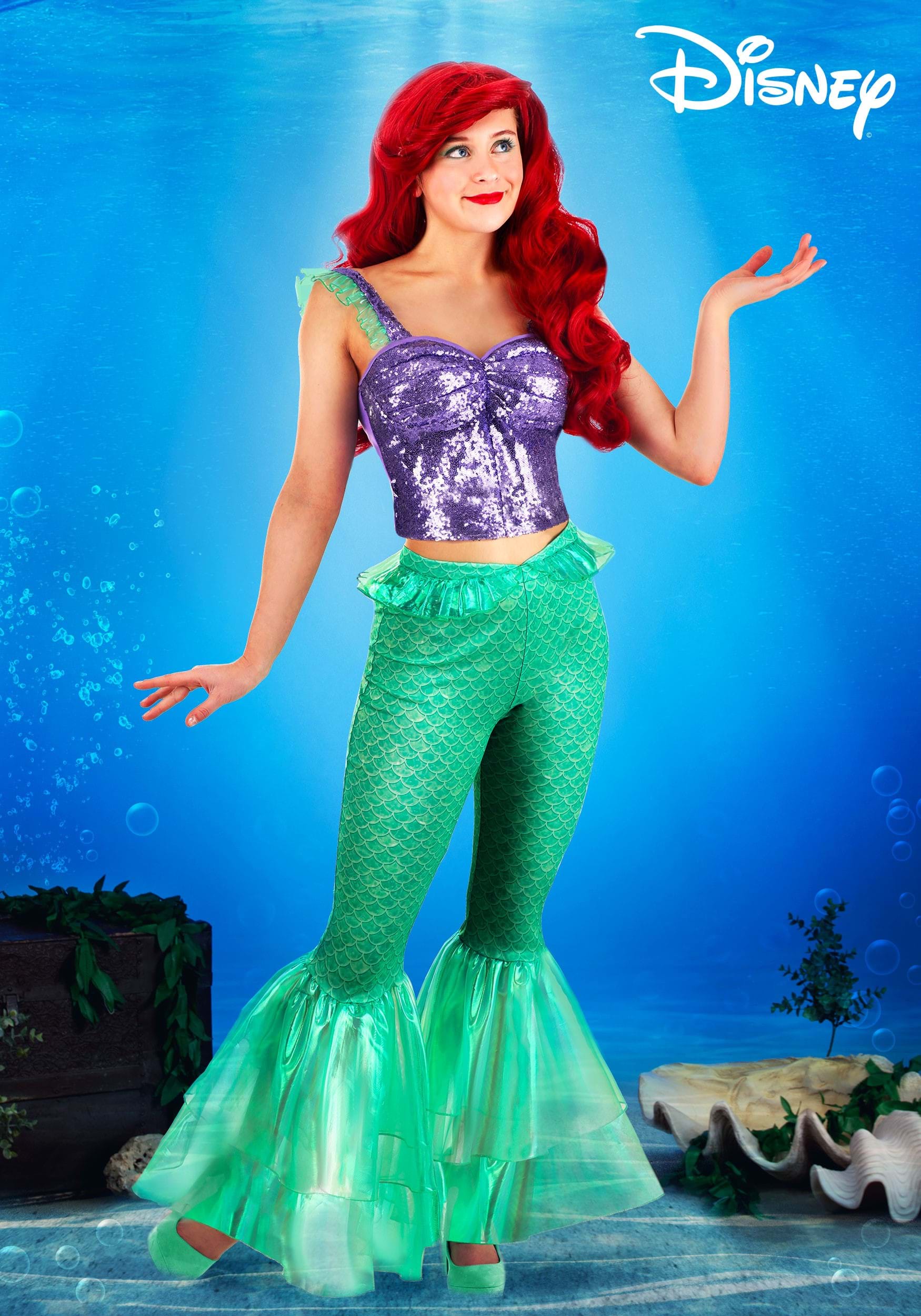 Disney Little Mermaid Costume Outfit for Women