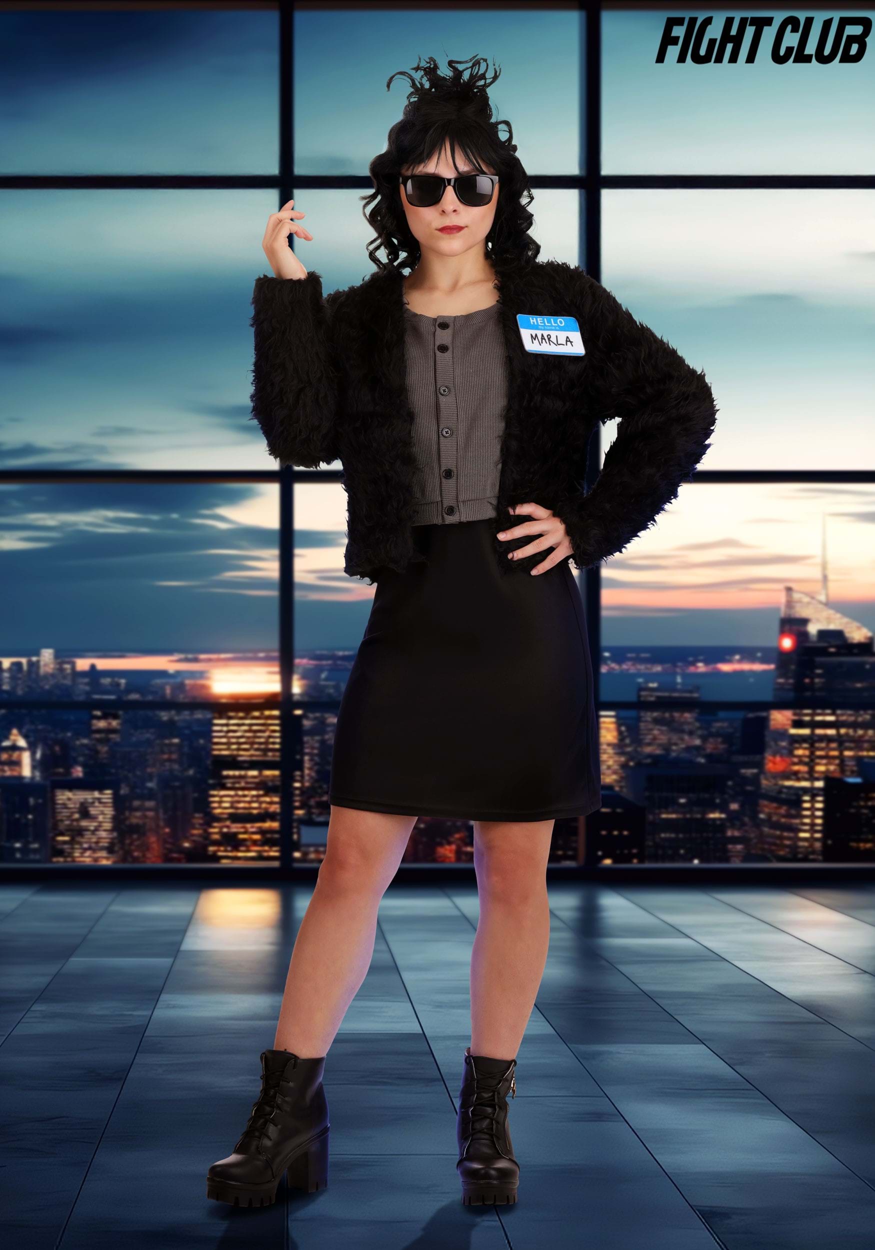 Women's Fight Club Marla Singer Costume