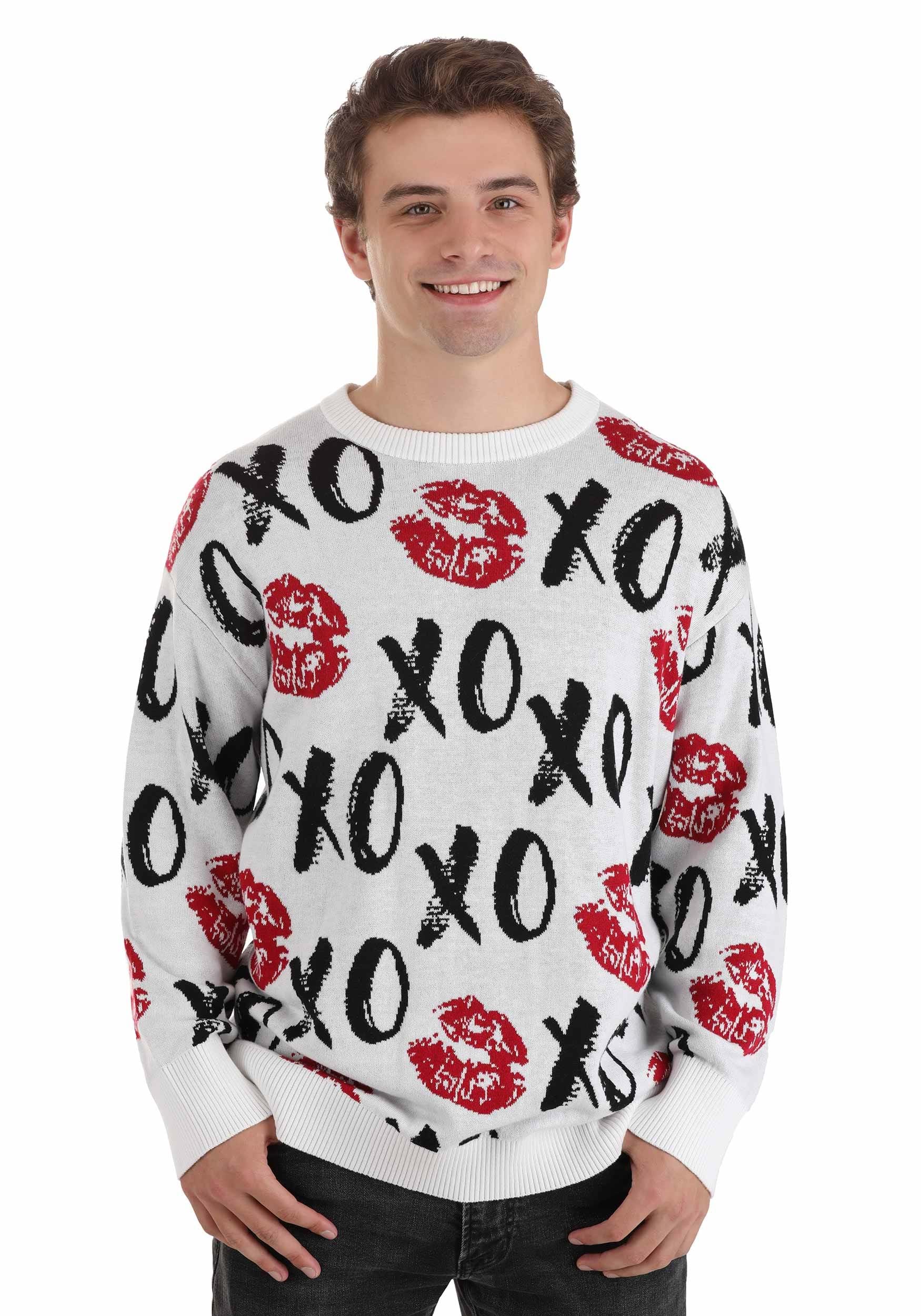 Hugs and Kisses Valentine's Day Sweater for Adults 5 Hugs and Kisses Valentine's Day Sweater for Adults