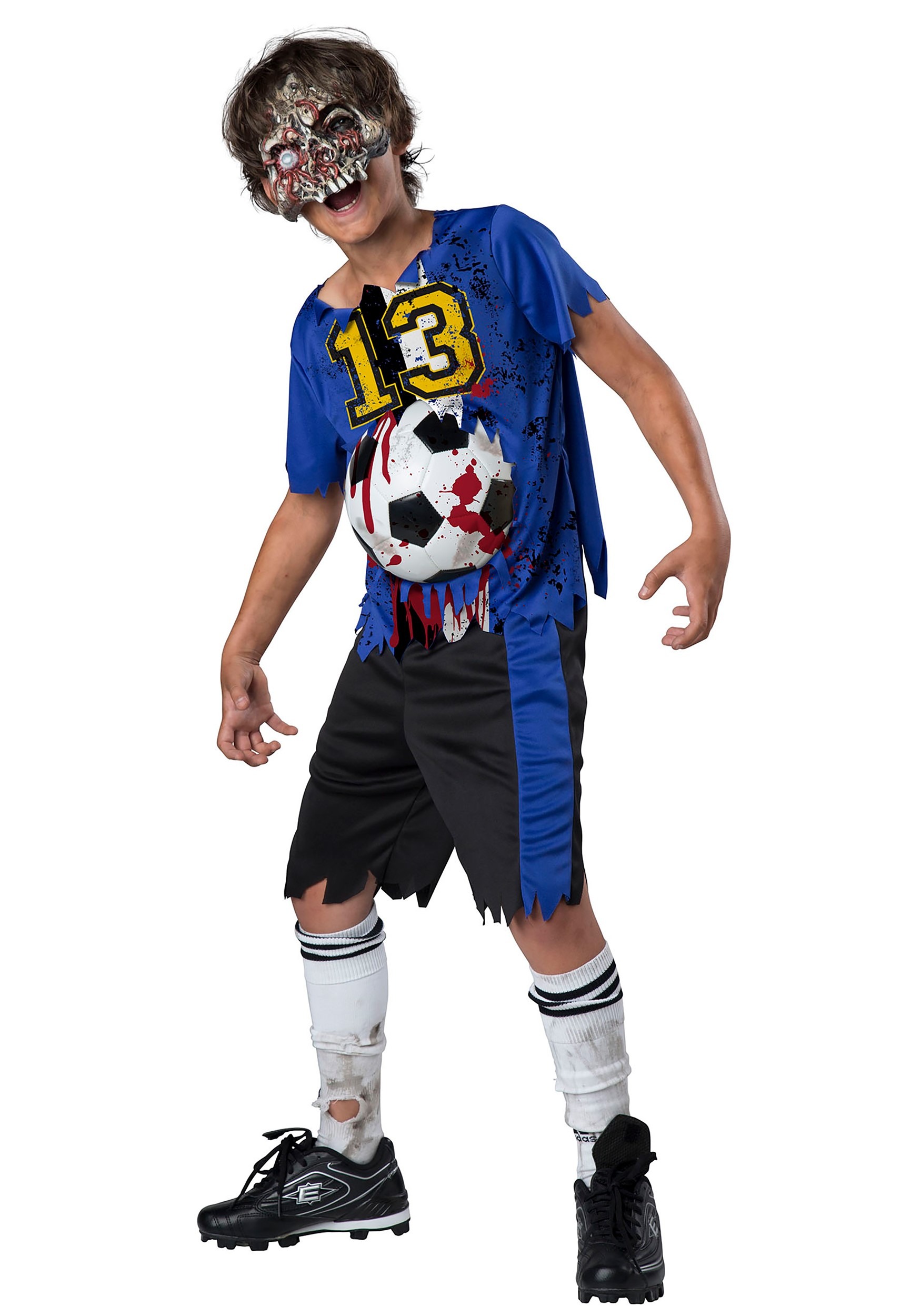 Boy's Zombie Soccer Goals Costume