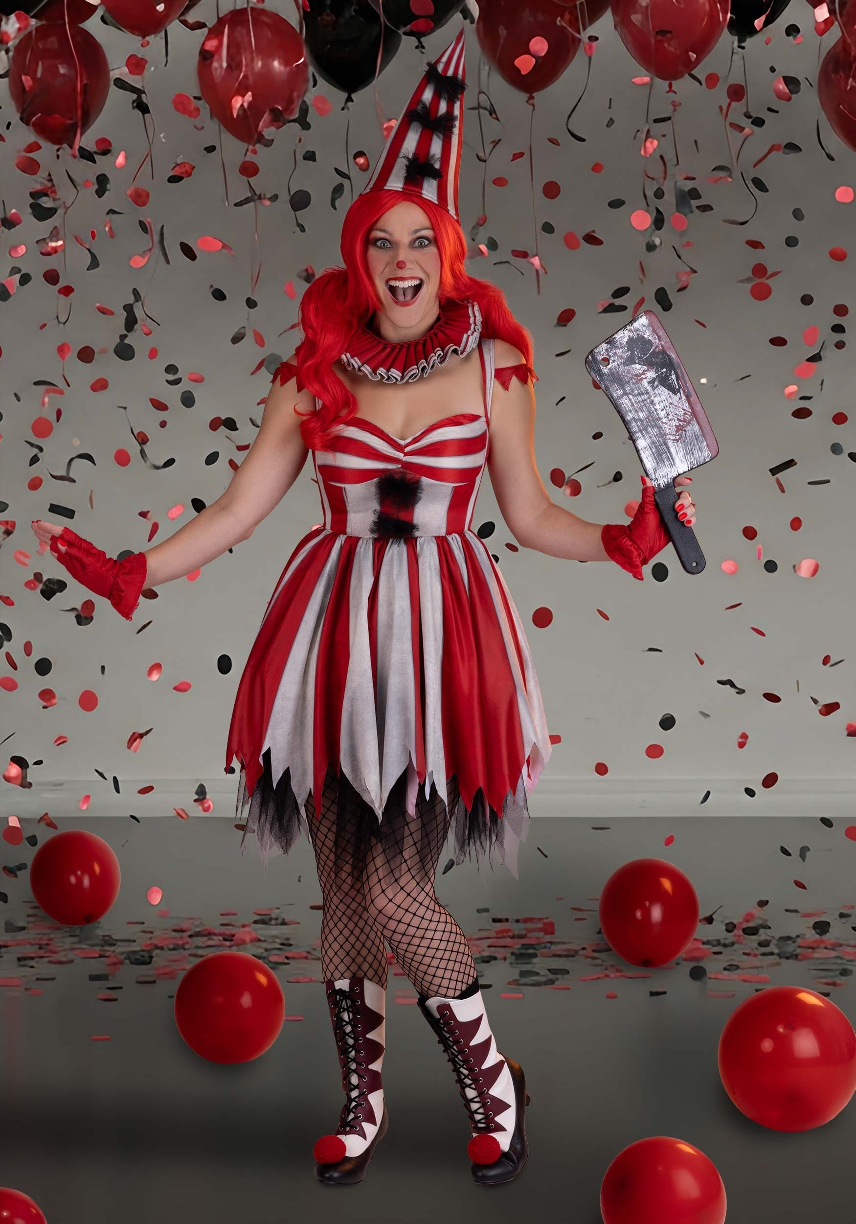 Sinister Circus Clown Women's Costume