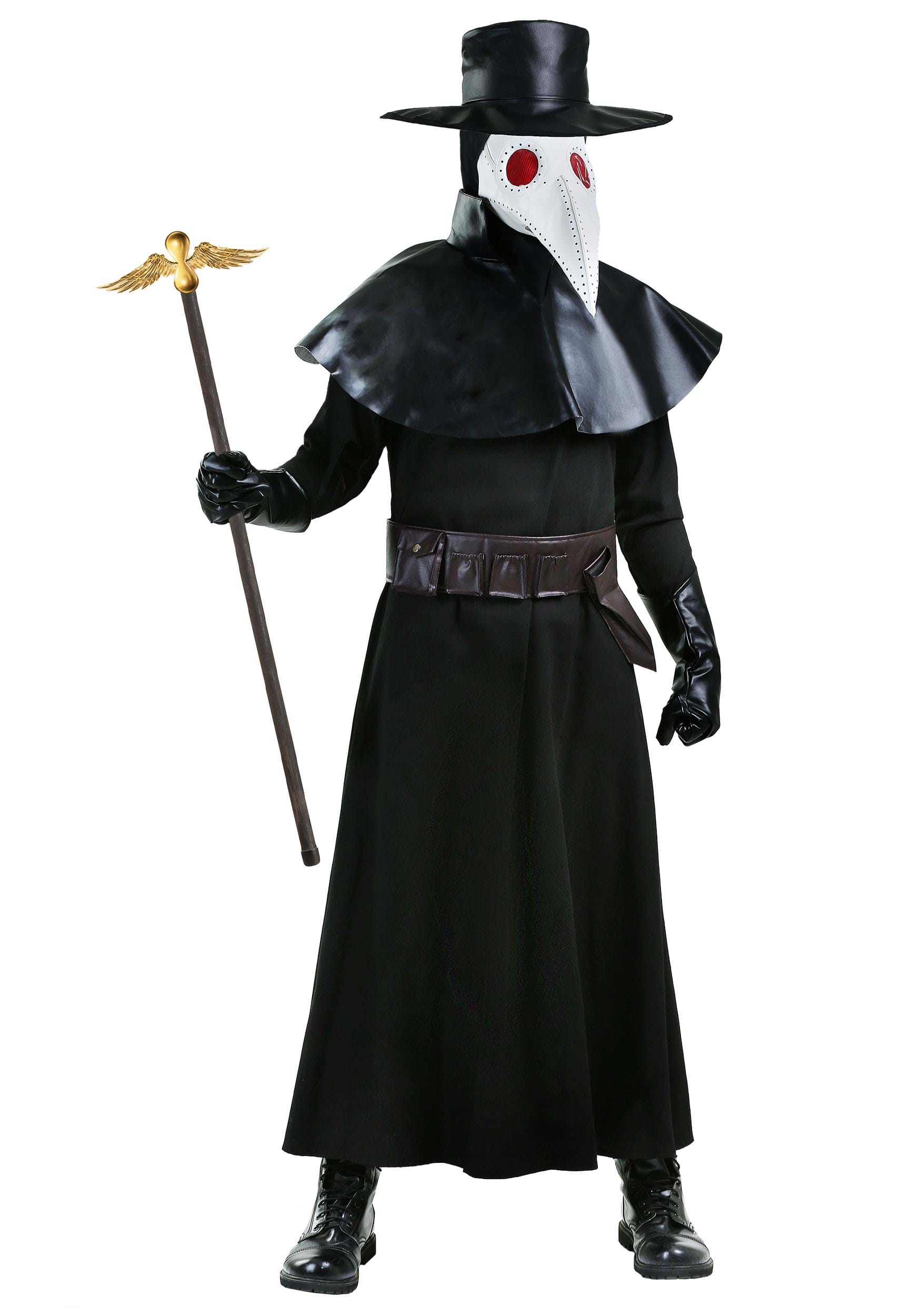 Plus Size Adult Plague Doctor Costume 1 Plus Size Adult Plague Doctor Costume