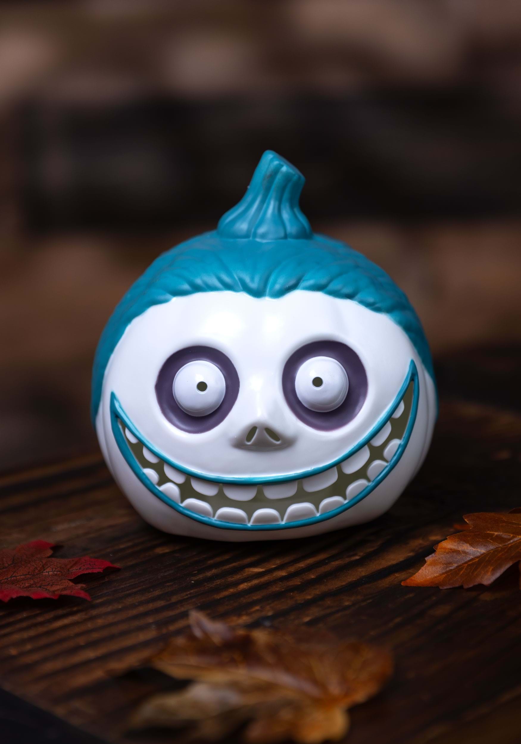 6-Inch Light Up Nightmare Before Christmas Barrel Pumpkin Prop