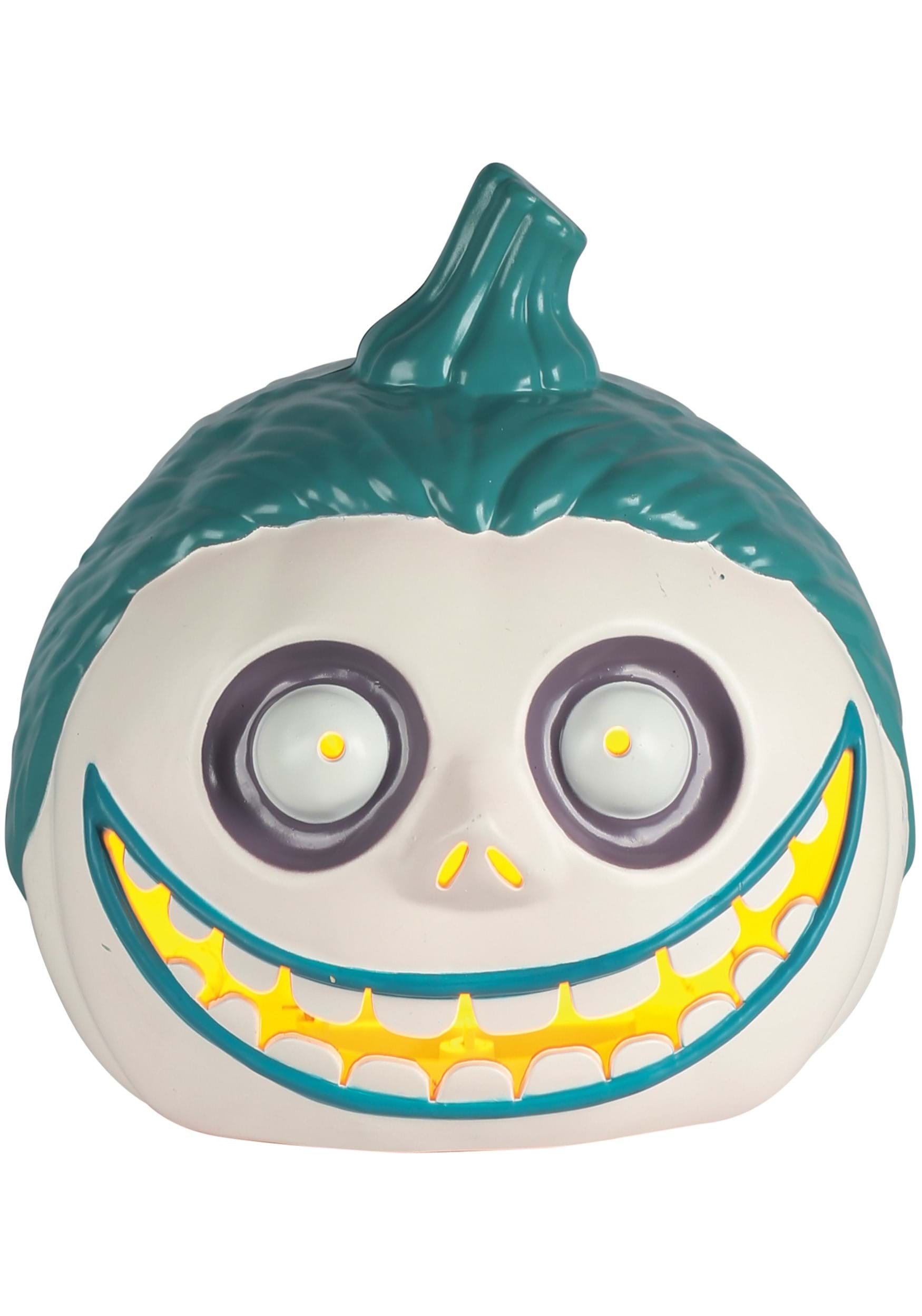 6-Inch Light Up Nightmare Before Christmas Barrel Pumpkin Prop