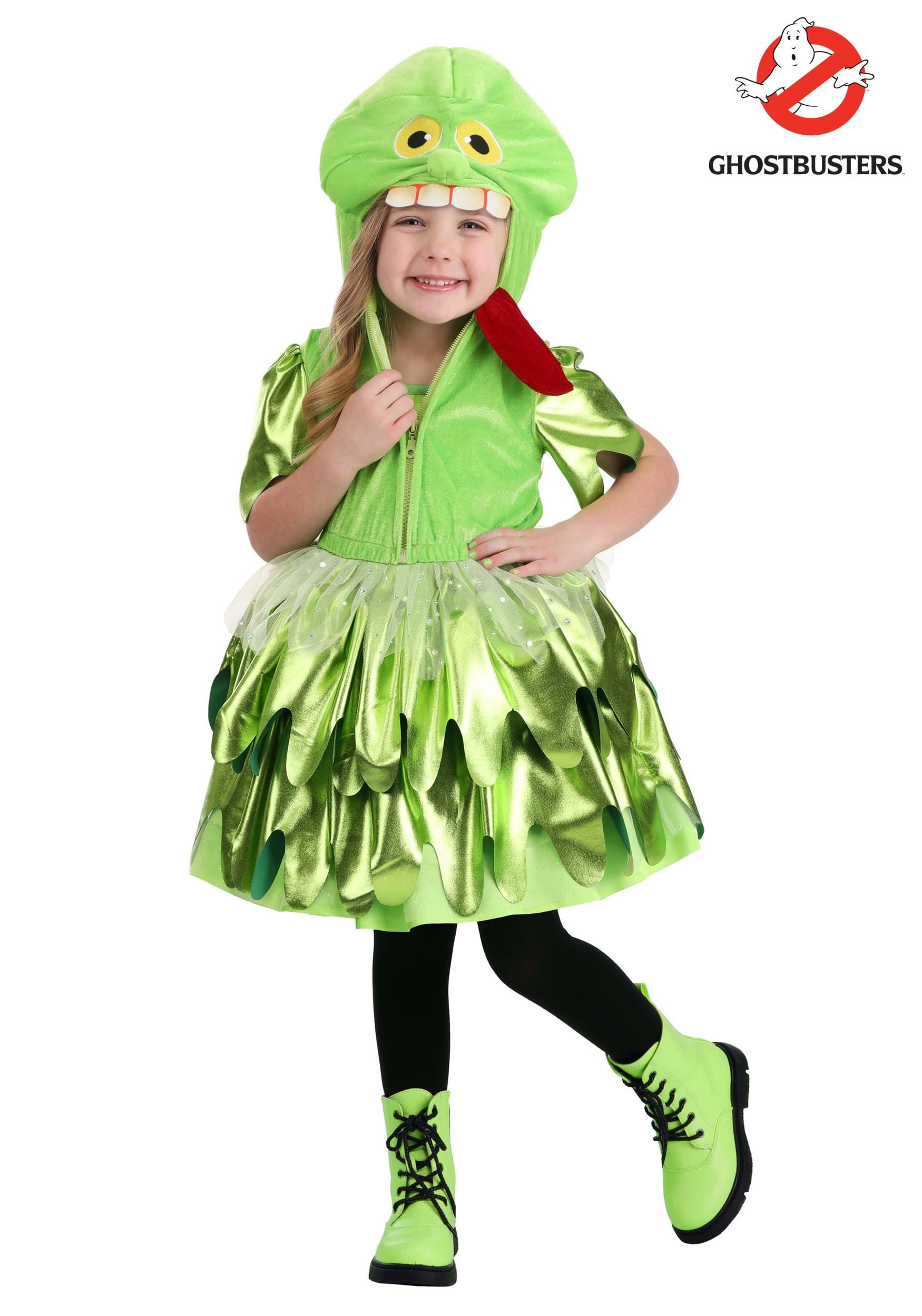 Girl's Ghostbusters Slimer Toddler Costume