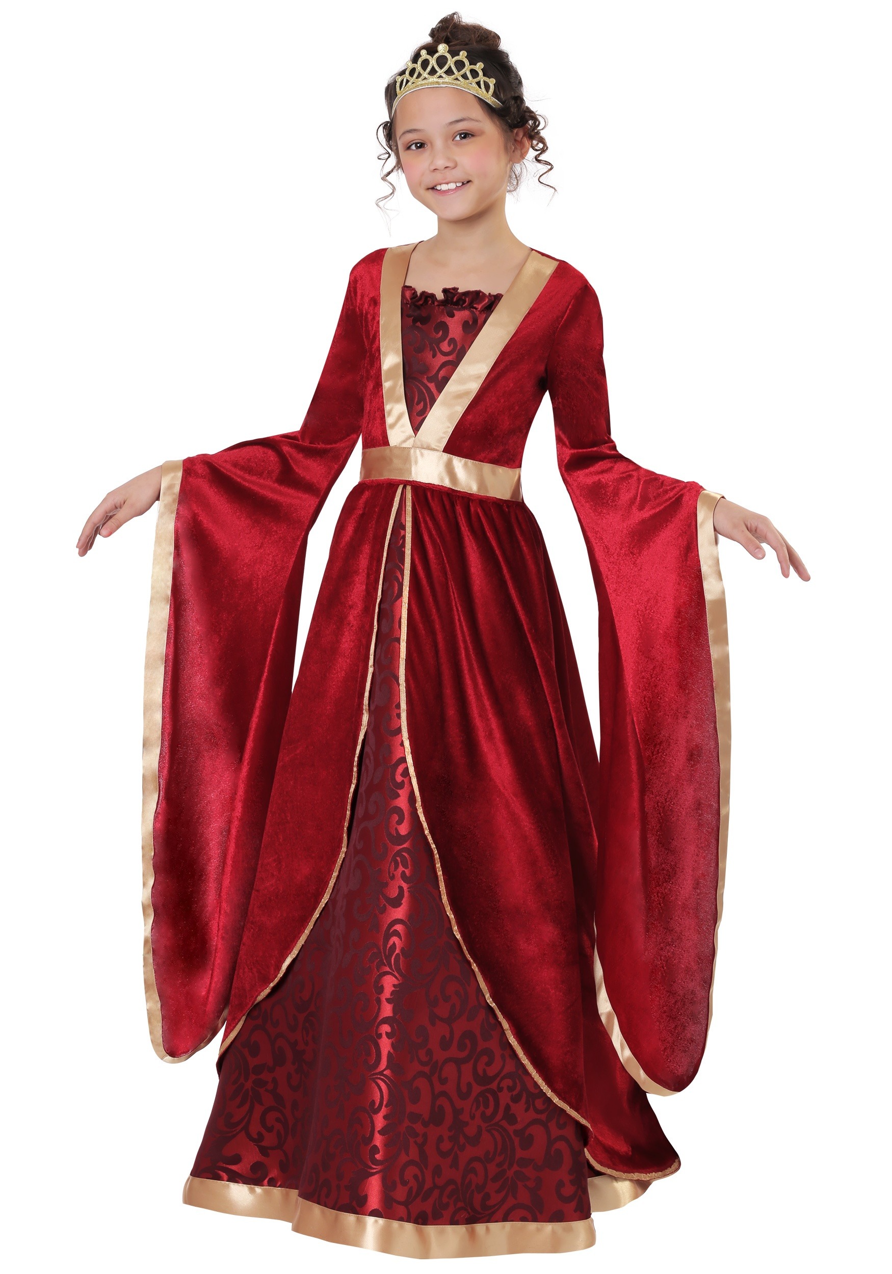 Renaissance Maiden Costume Dress for Girls