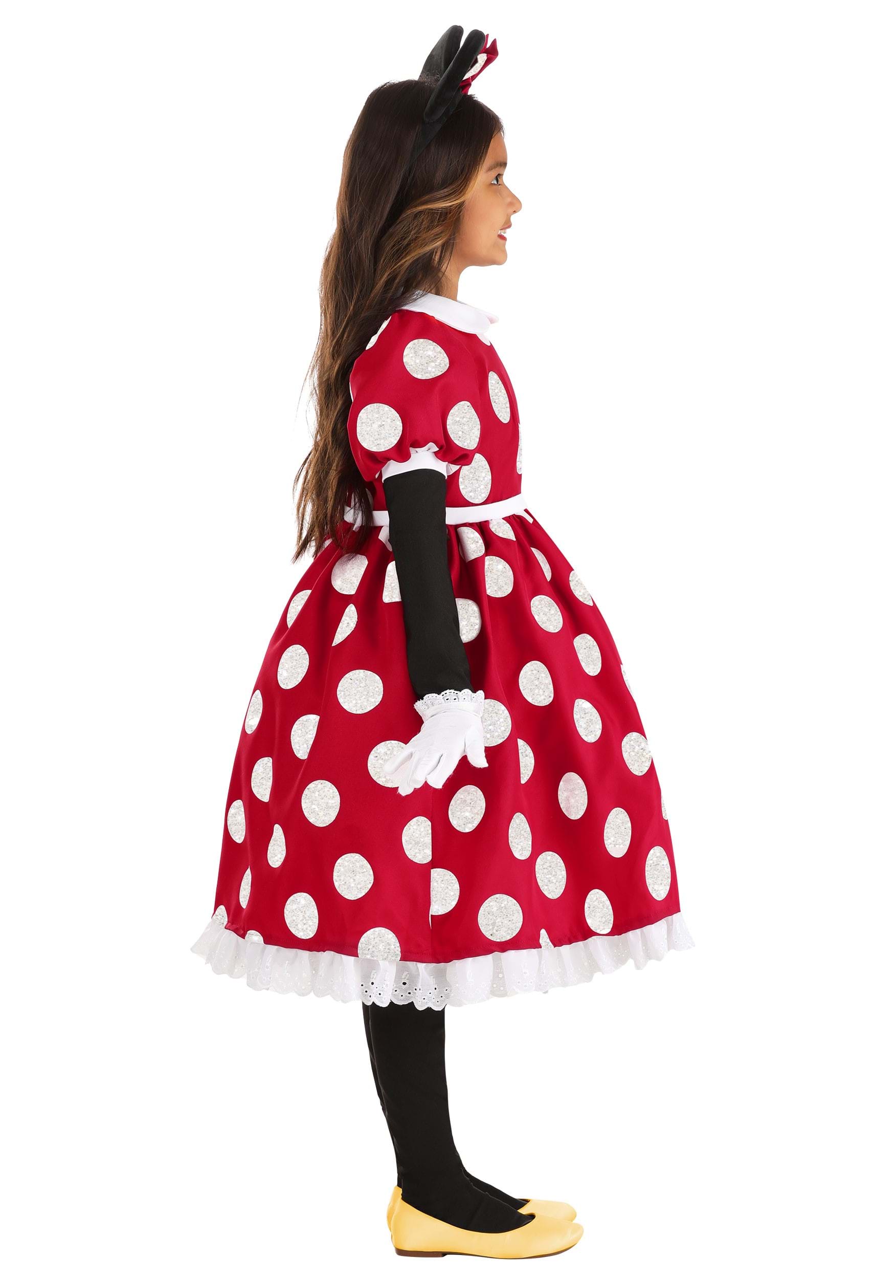 Girl's Deluxe Disney Minnie Mouse Costume Dress 6 Girl's Deluxe Disney Minnie Mouse Costume Dress