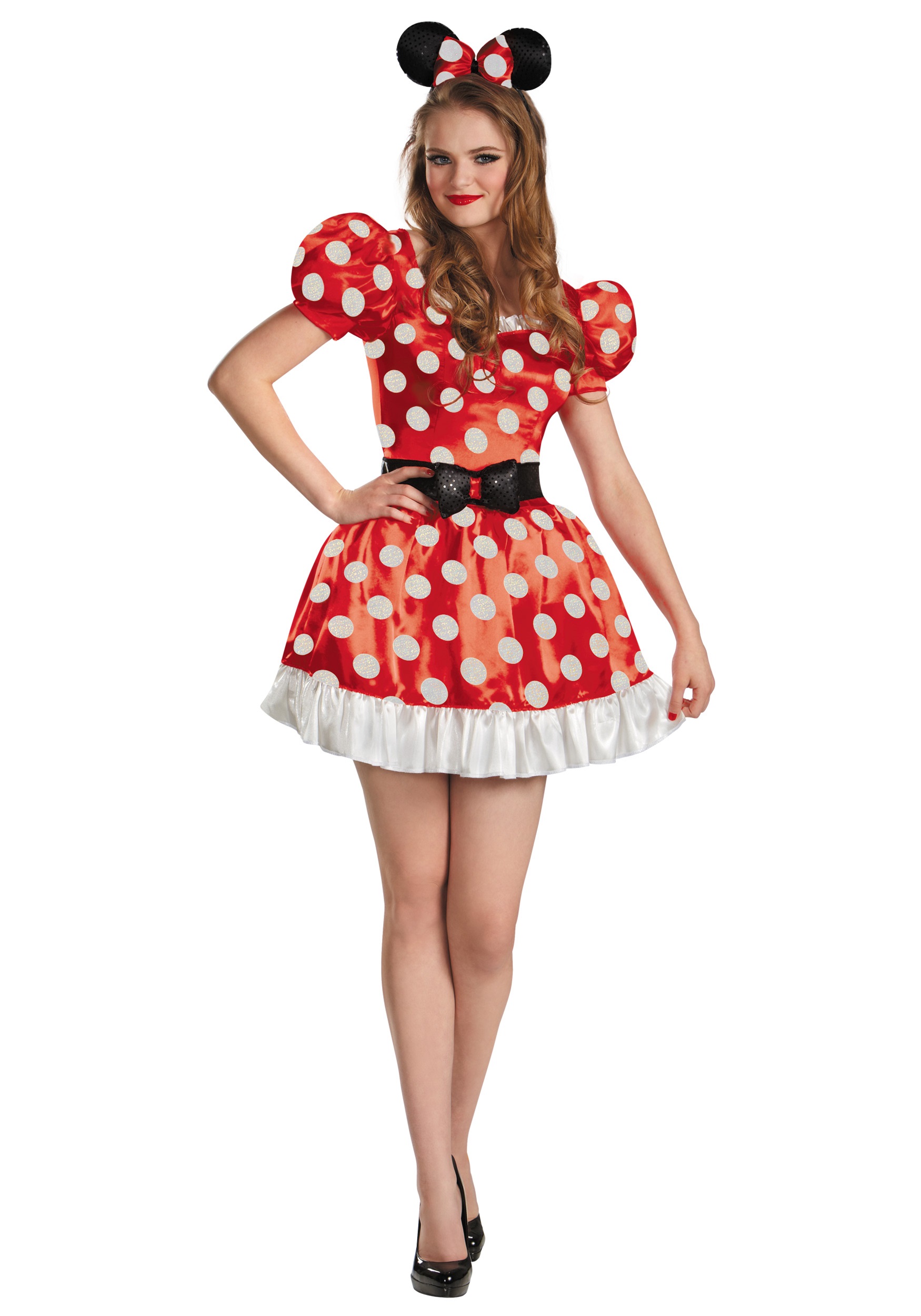 Disney Classic Red Minnie Costume Dress for Women