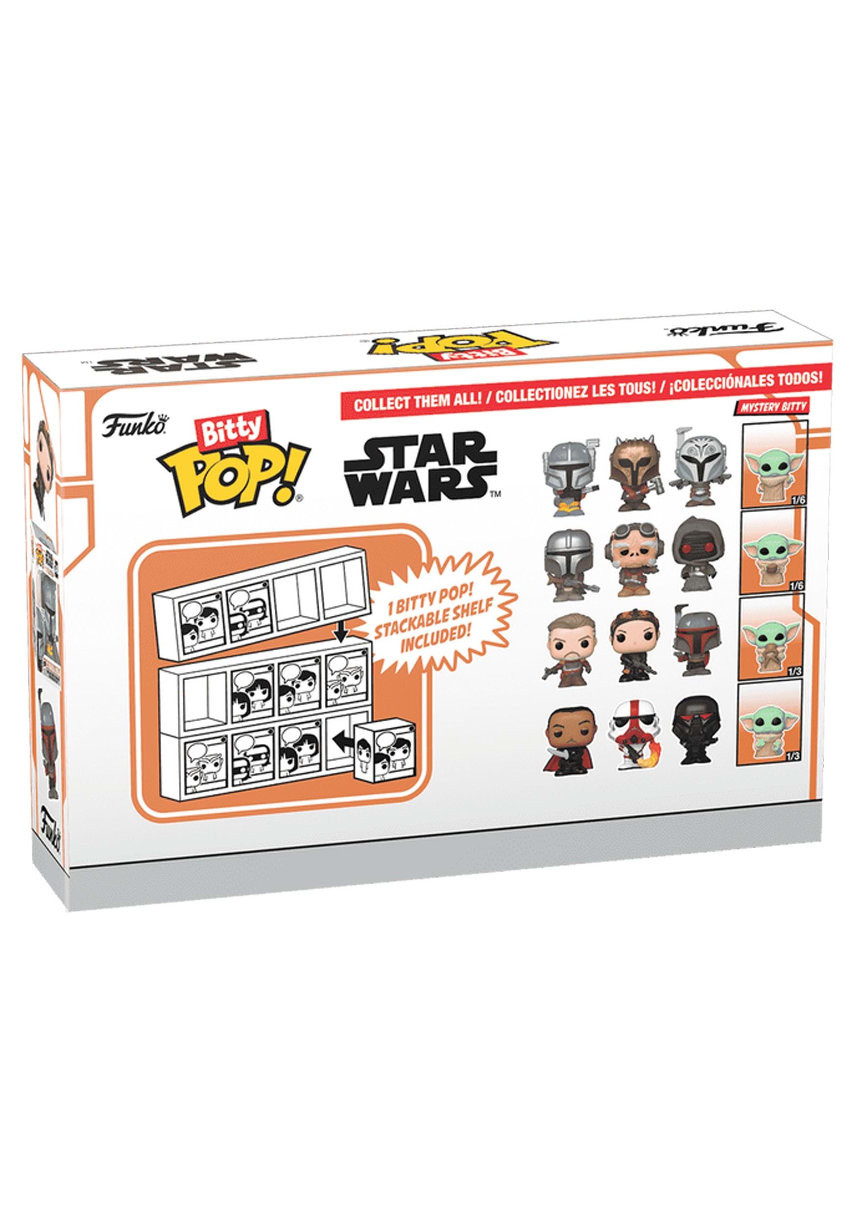 Bitty POP! Star Wars - Heavy Mandalorian 4-Pack Mini Vinyl Figure Set