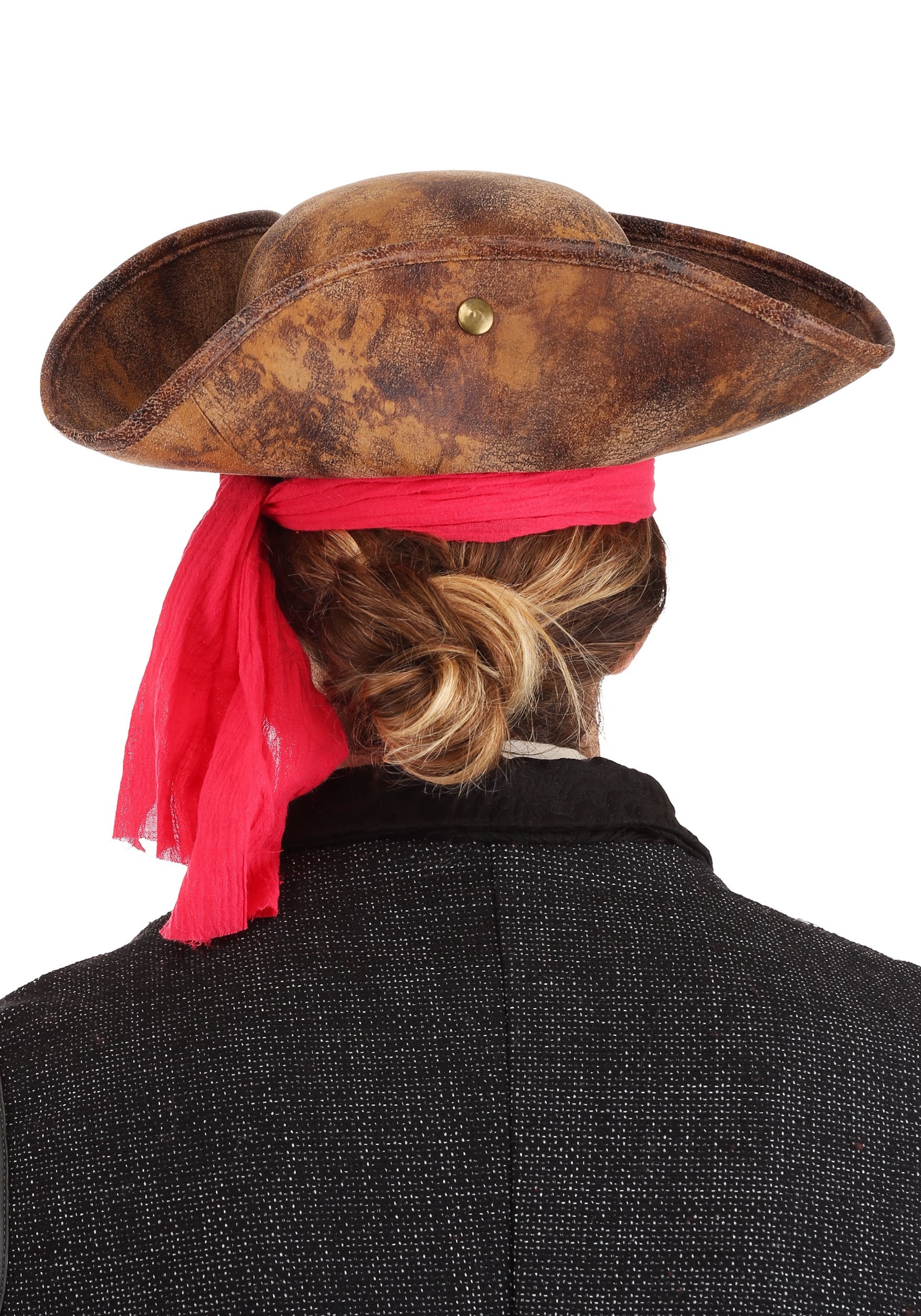 Pirate Costume Hat and Headscarf for Adults