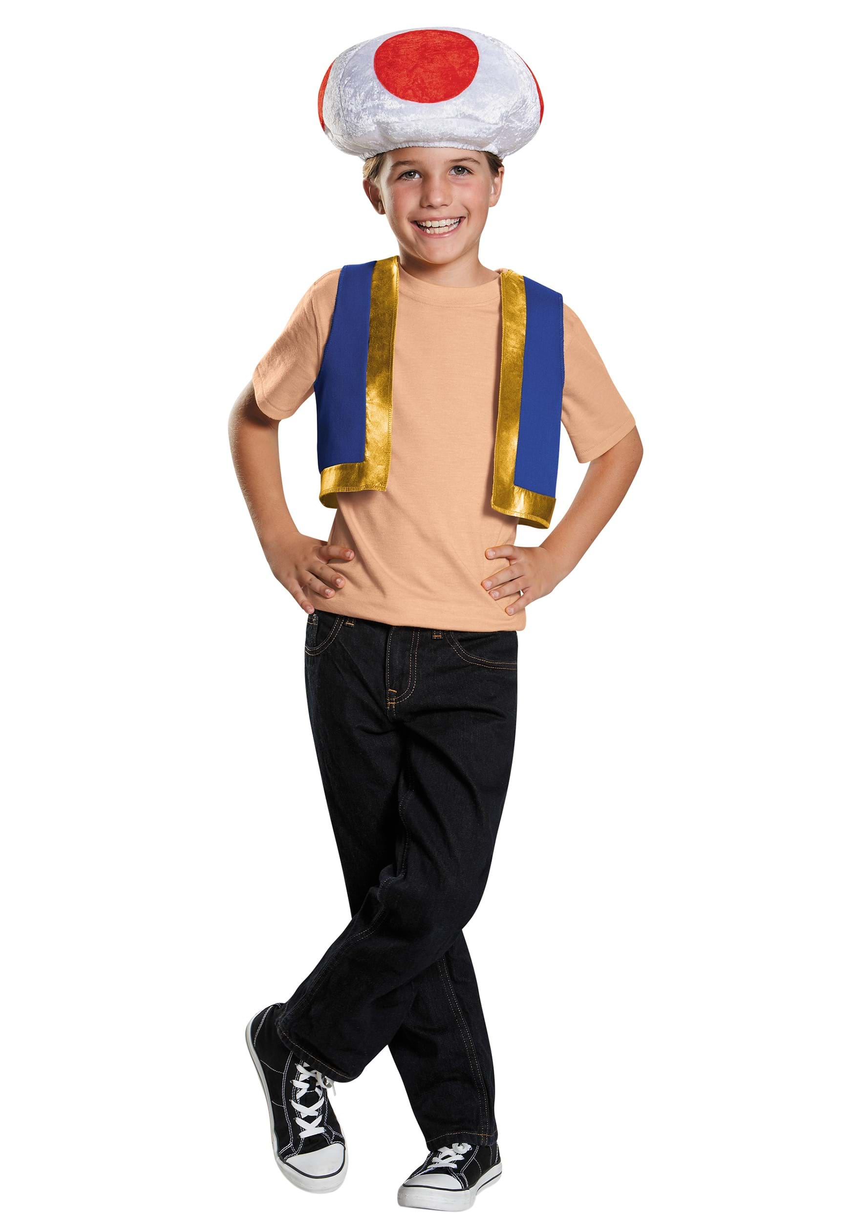 Super Mario Bros. Toad Costume Kit for Kids