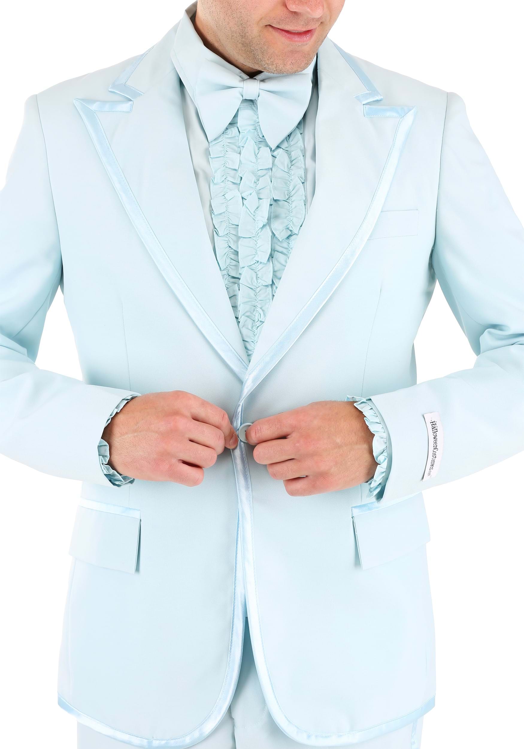Powder Blue Tuxedo Adult Costume