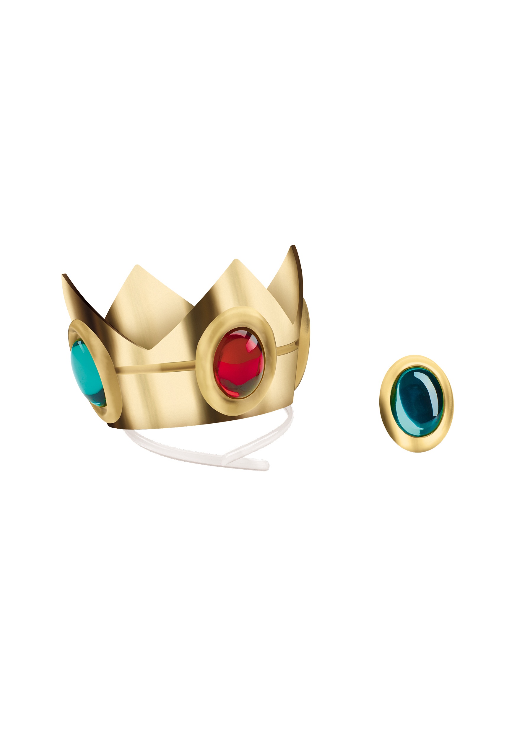 Crown and Amulet Princess Peach Costume Accessory Kit