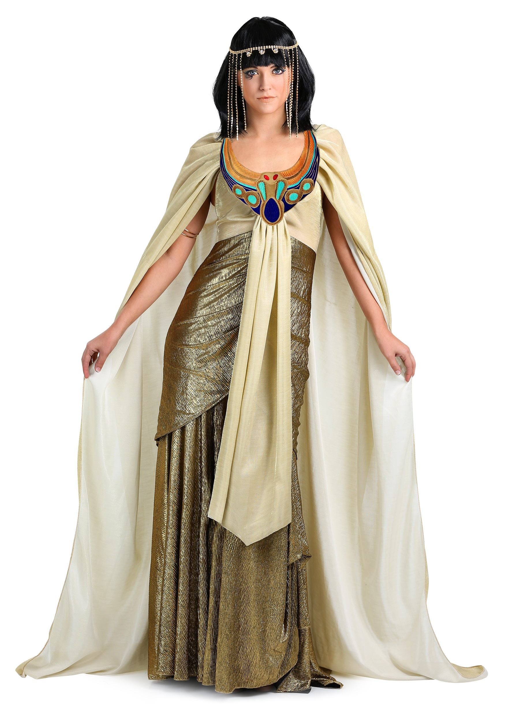 Women's Plus Size Golden Cleopatra Costume 1 Women's Plus Size Golden Cleopatra Costume