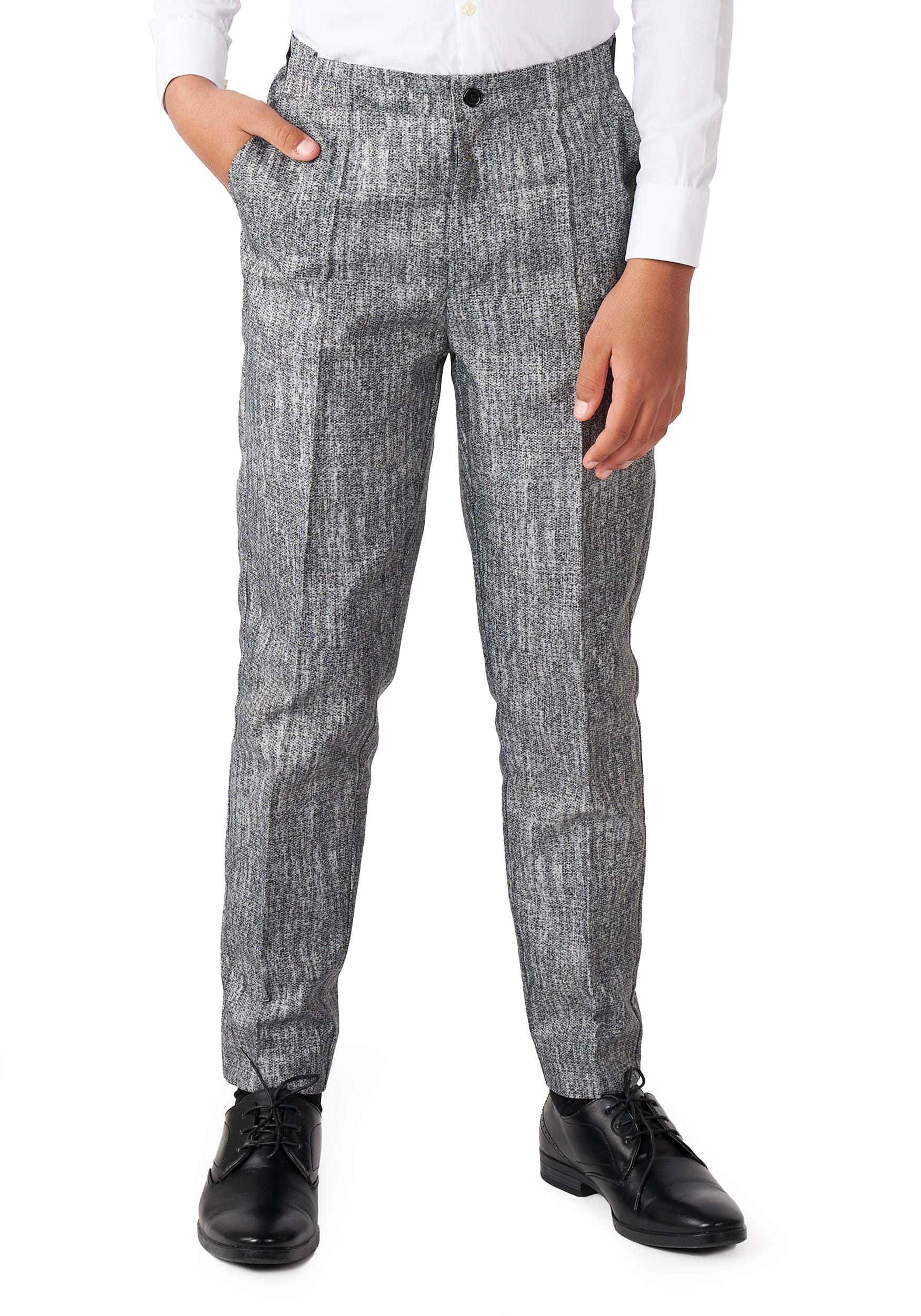 20s Gangster Grey Suit Costume for Kids
