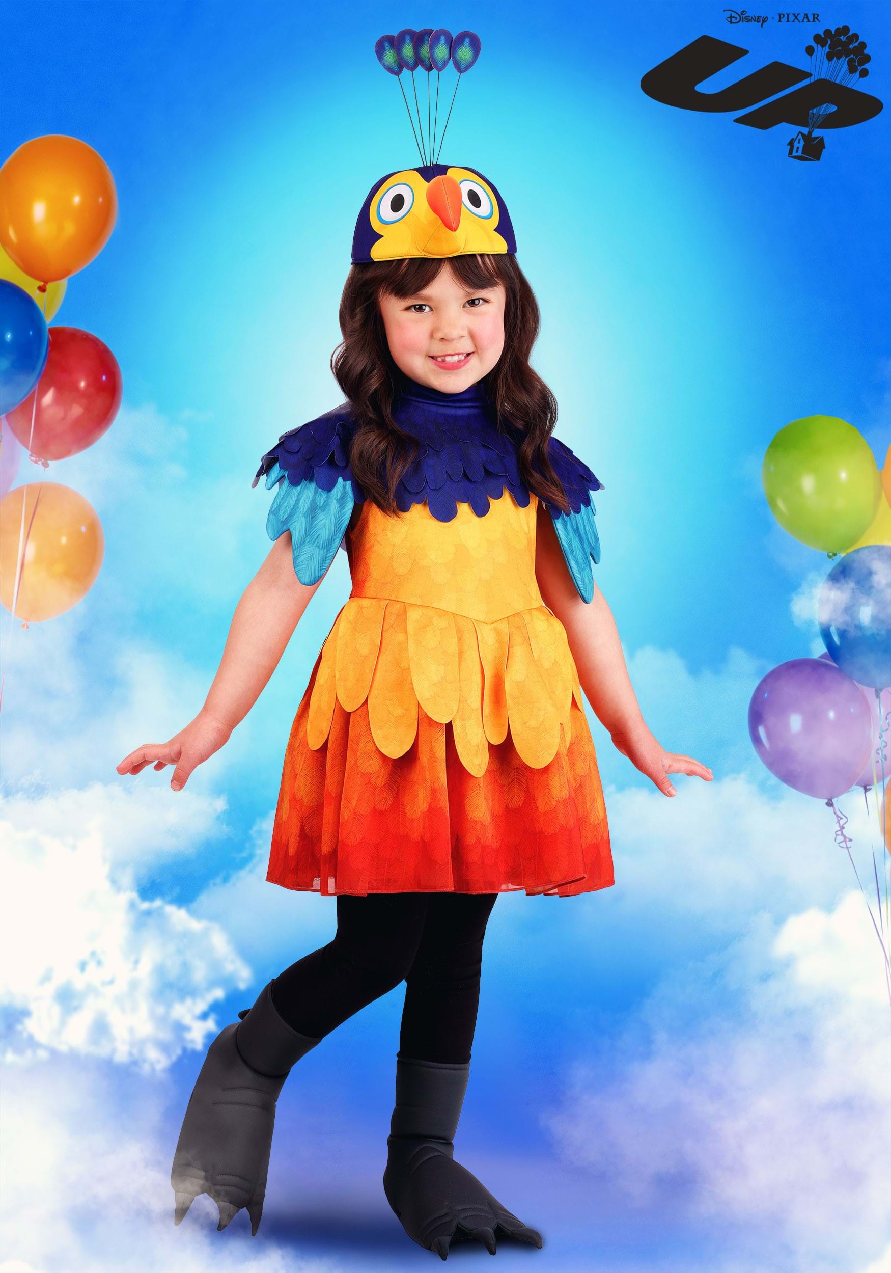 Girl's Pixar UP Toddler Kevin Costume Dress
