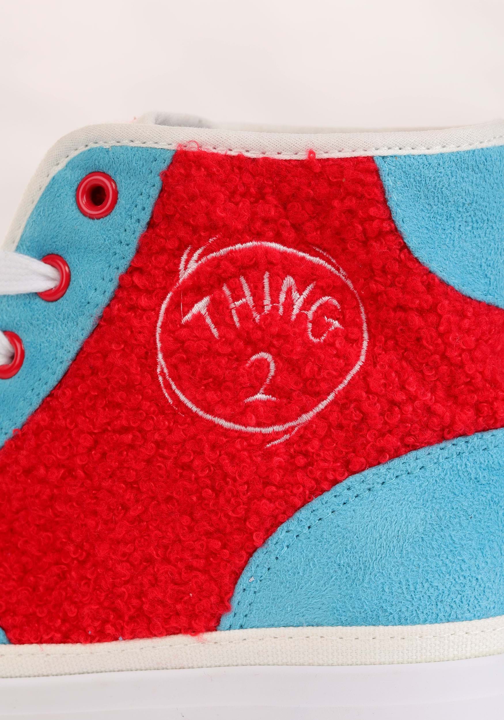 Dr. Seuss Thing 1/2 Sneaker for Adults 12 Dr. Seuss Thing 1/2 Sneaker for Adults