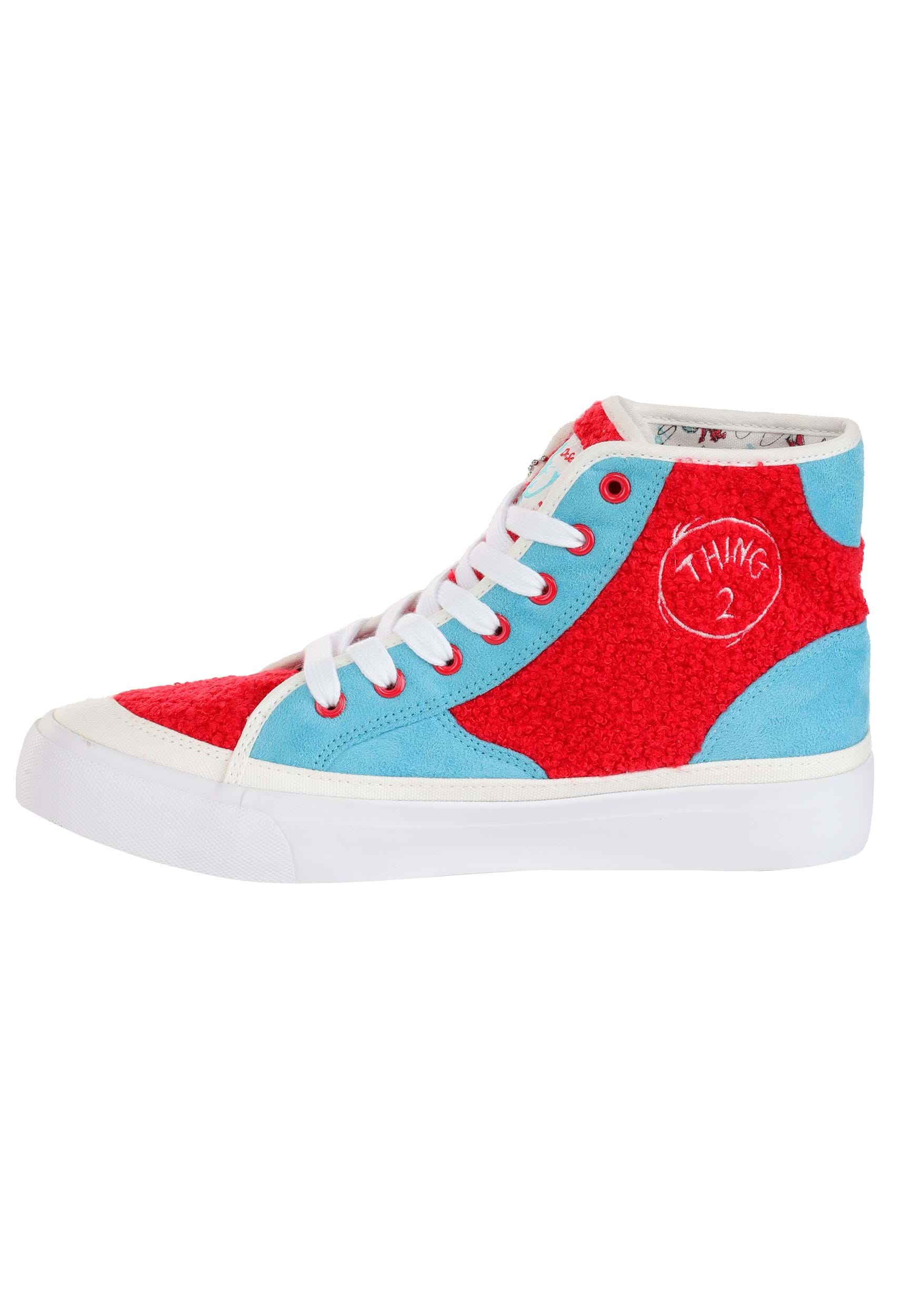 Dr. Seuss Thing 1/2 Sneaker for Adults 4 Dr. Seuss Thing 1/2 Sneaker for Adults
