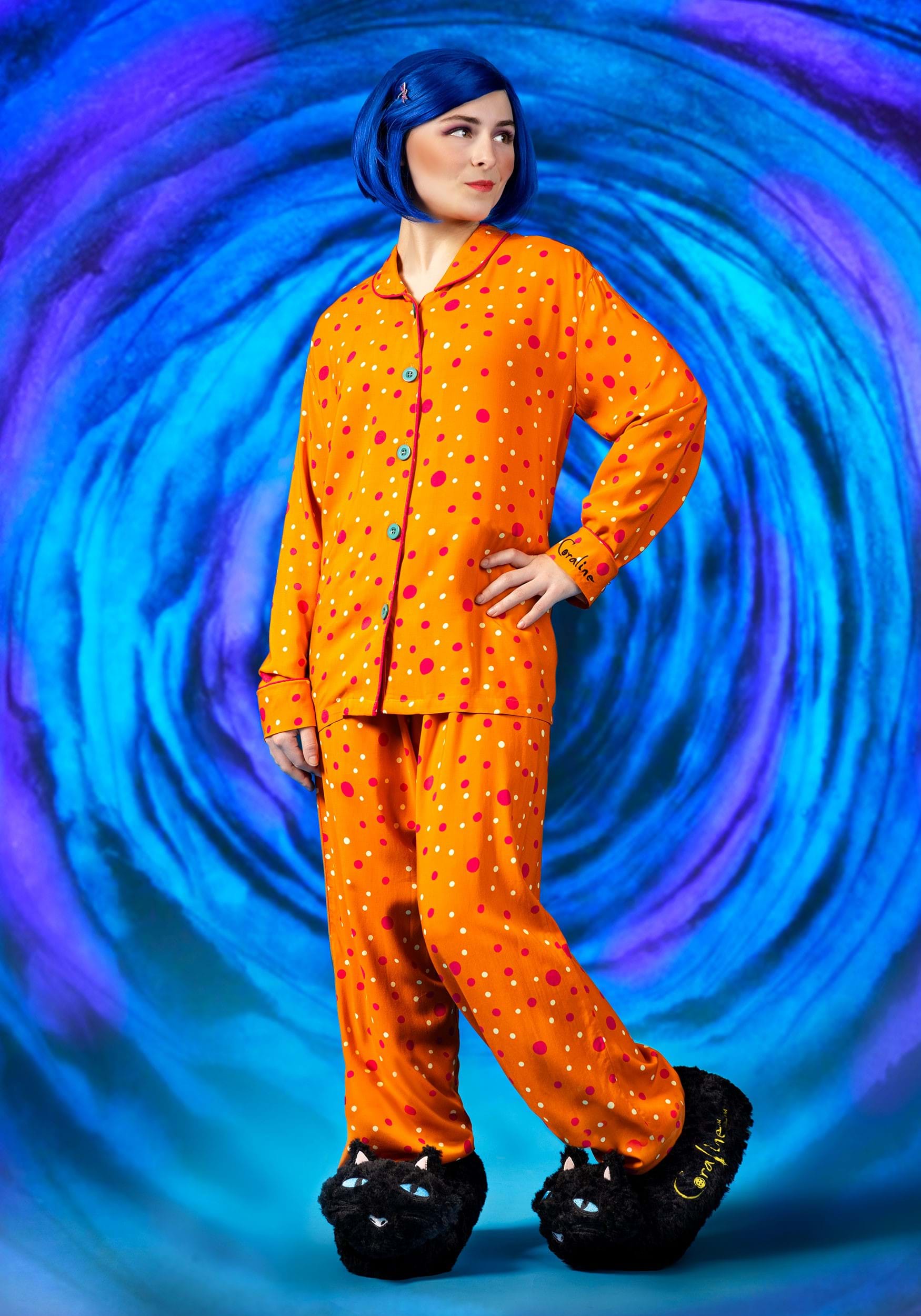 Coraline Top & Bottom Pajama Set for Women