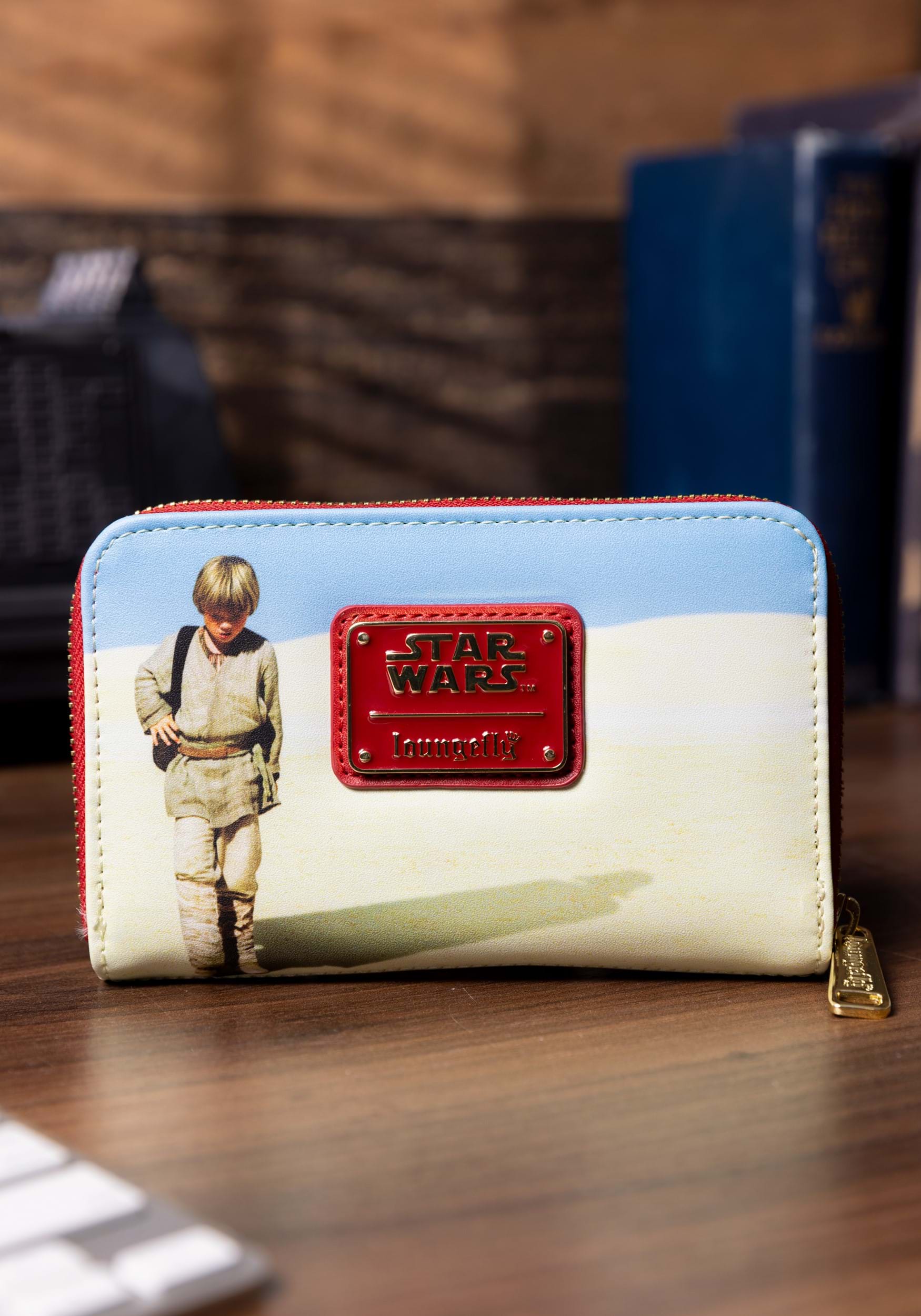 Loungefly Star Wars Scenes Series Phantom Menace Zip Around Wallet