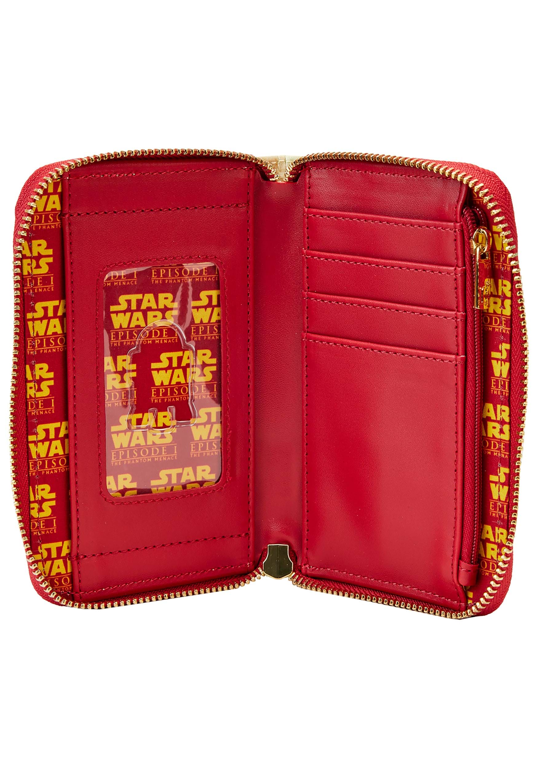Loungefly Star Wars Scenes Series Phantom Menace Zip Around Wallet