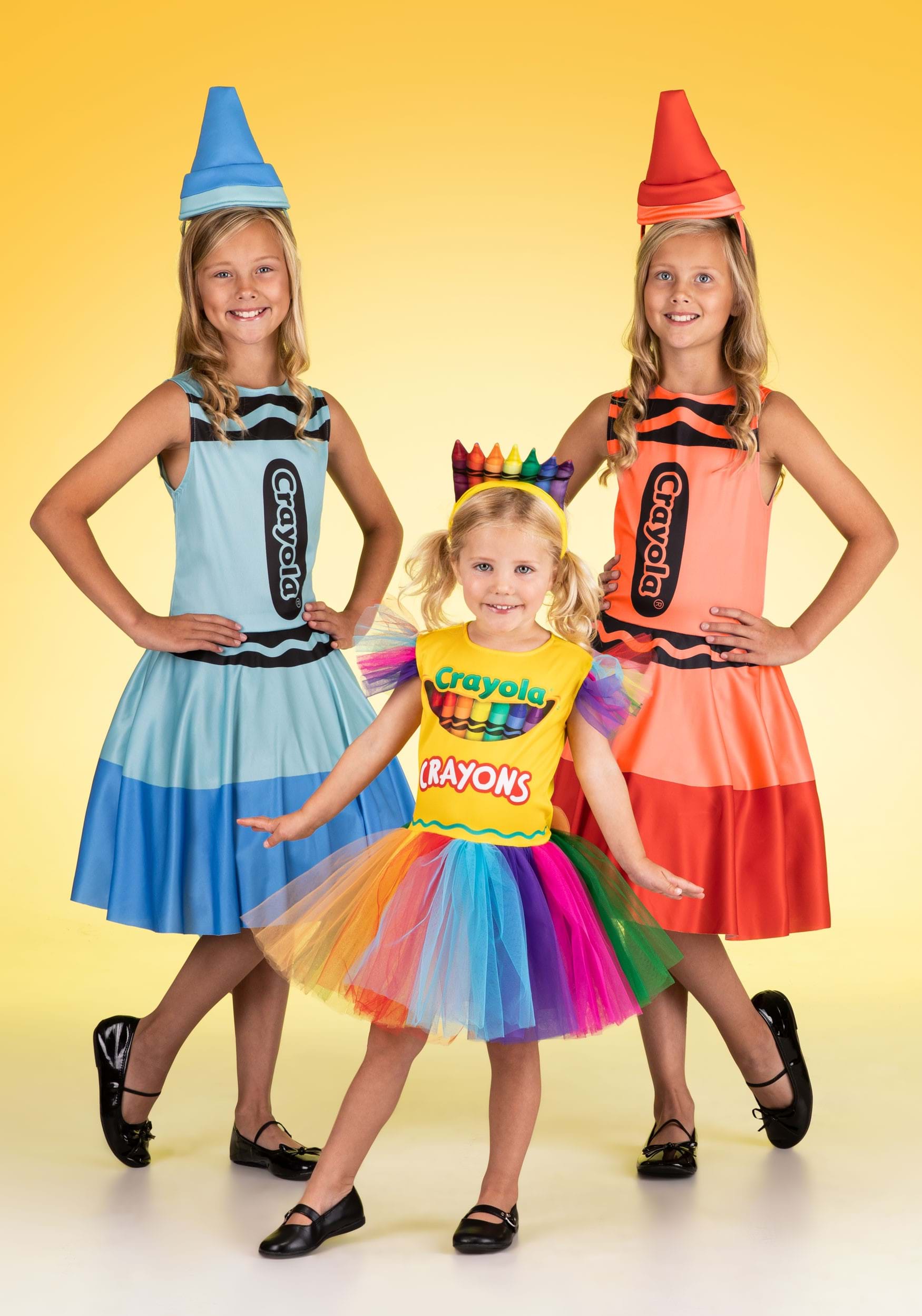Crayon Box Girl's Toddler Costume Dress