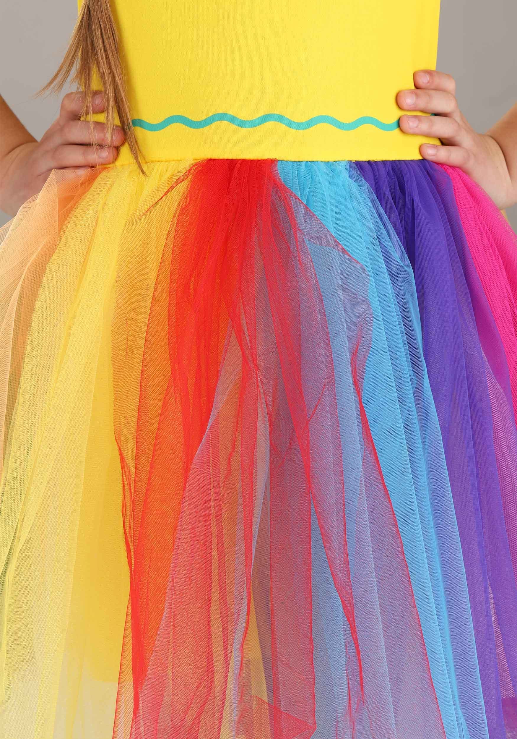 Crayon Box Girl's Toddler Costume Dress