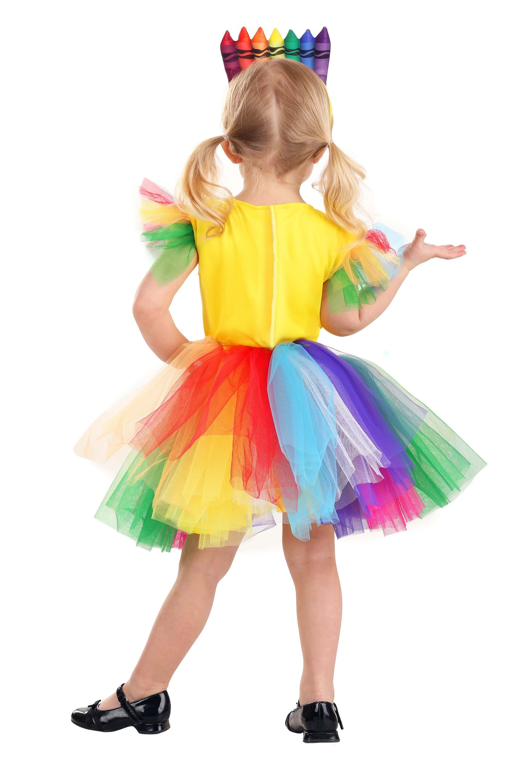 Crayon Box Girl's Toddler Costume Dress