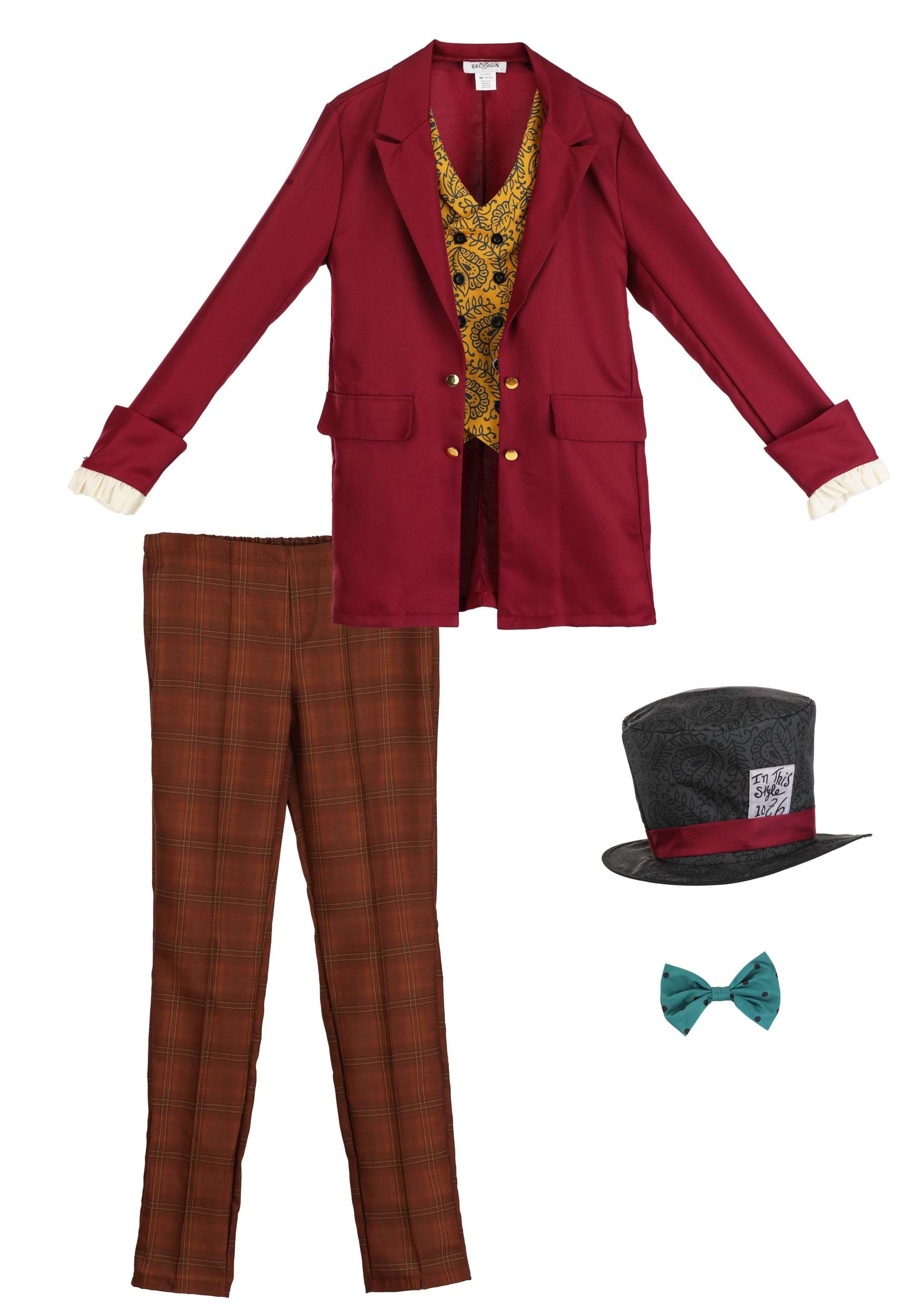 Men's Mad Hatter Costume 3 Men's Mad Hatter Costume