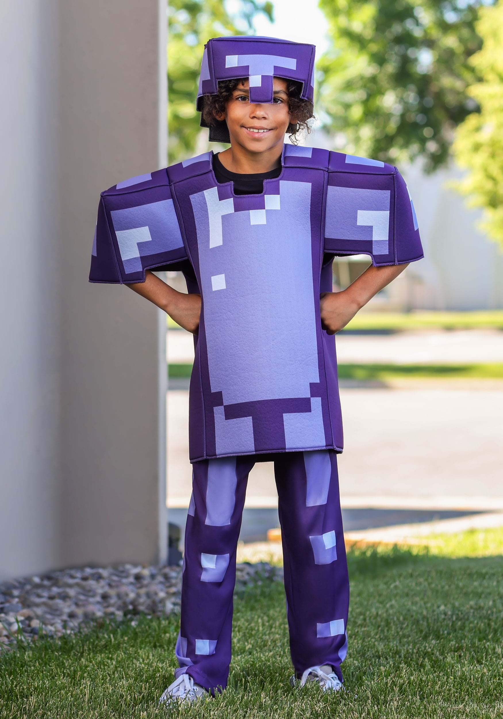 Kid's Minecraft Enchanted Armor Deluxe Kid's Costume