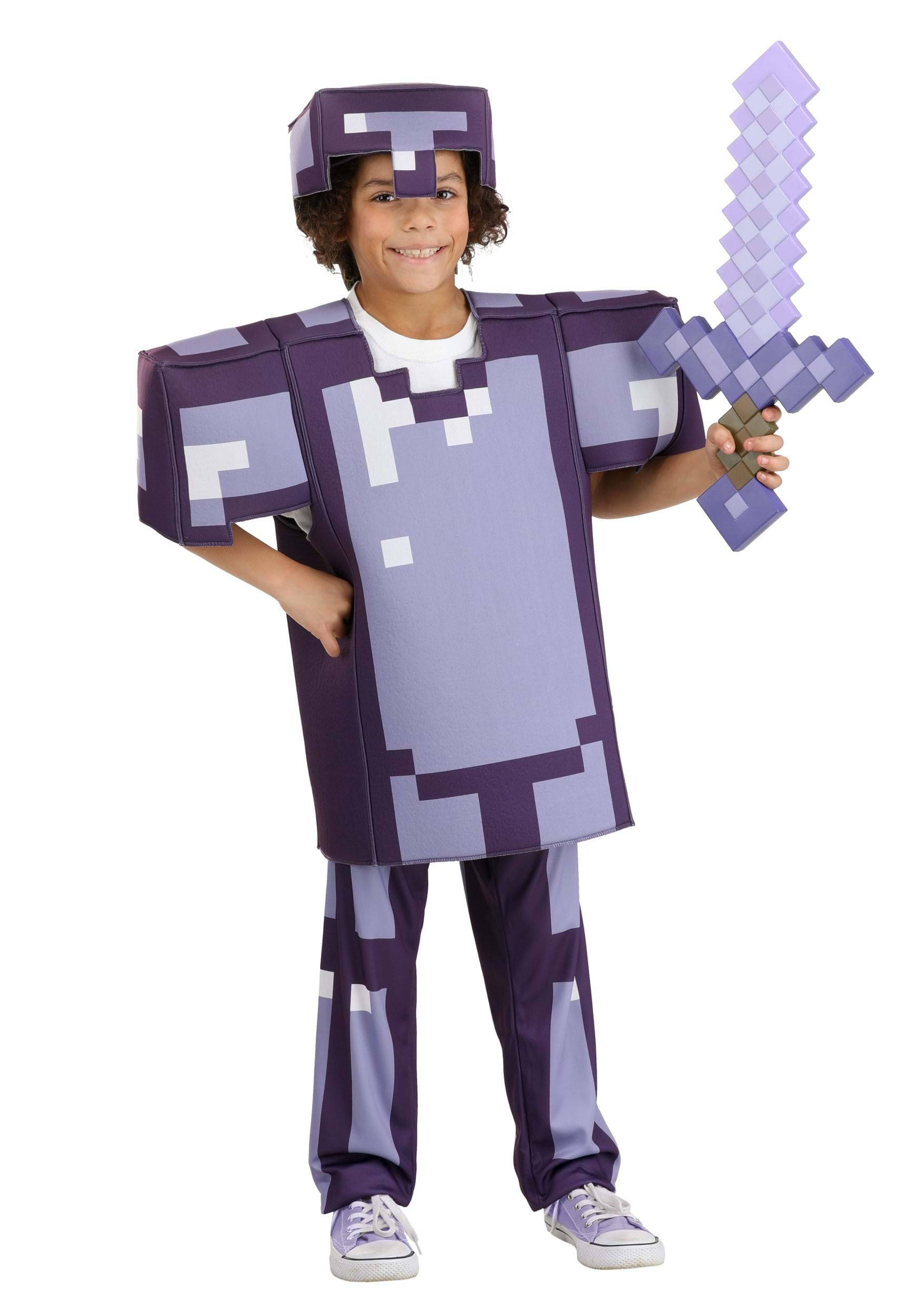 Kid's Minecraft Enchanted Armor Deluxe Kid's Costume