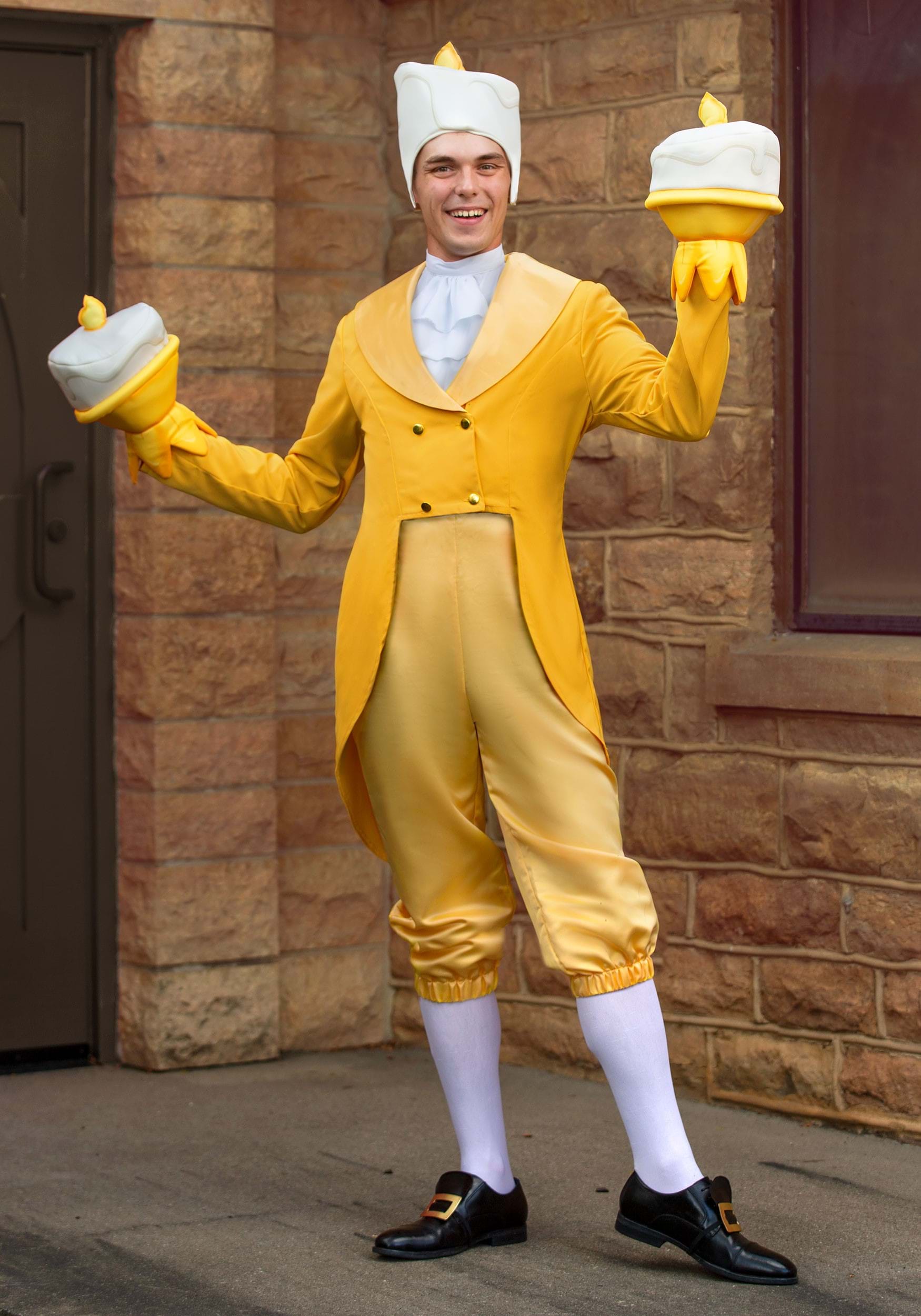 Lumiere Costume for Men from Disney's Beauty and the Beast 2 Lumiere Costume for Men from Disney's Beauty and the Beast