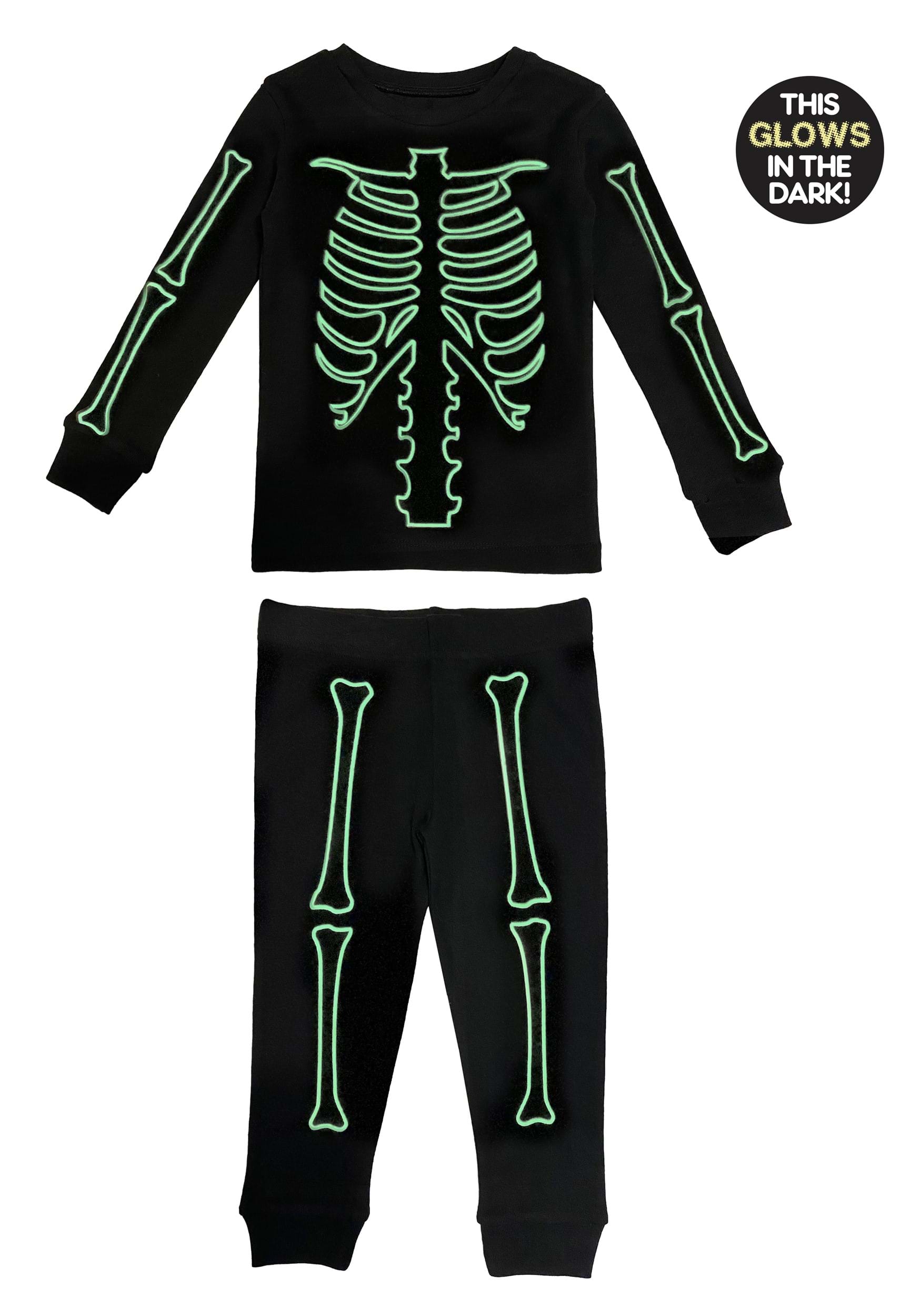 2 Piece Skeleton Jogger Sleep Set for Toddlers