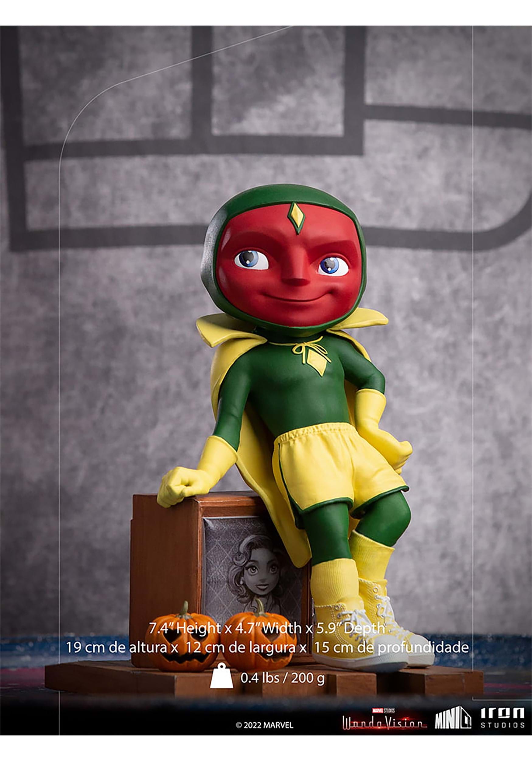 Vision Halloween Version MiniCo WandaVision Figure 7 Vision Halloween Version MiniCo WandaVision Figure