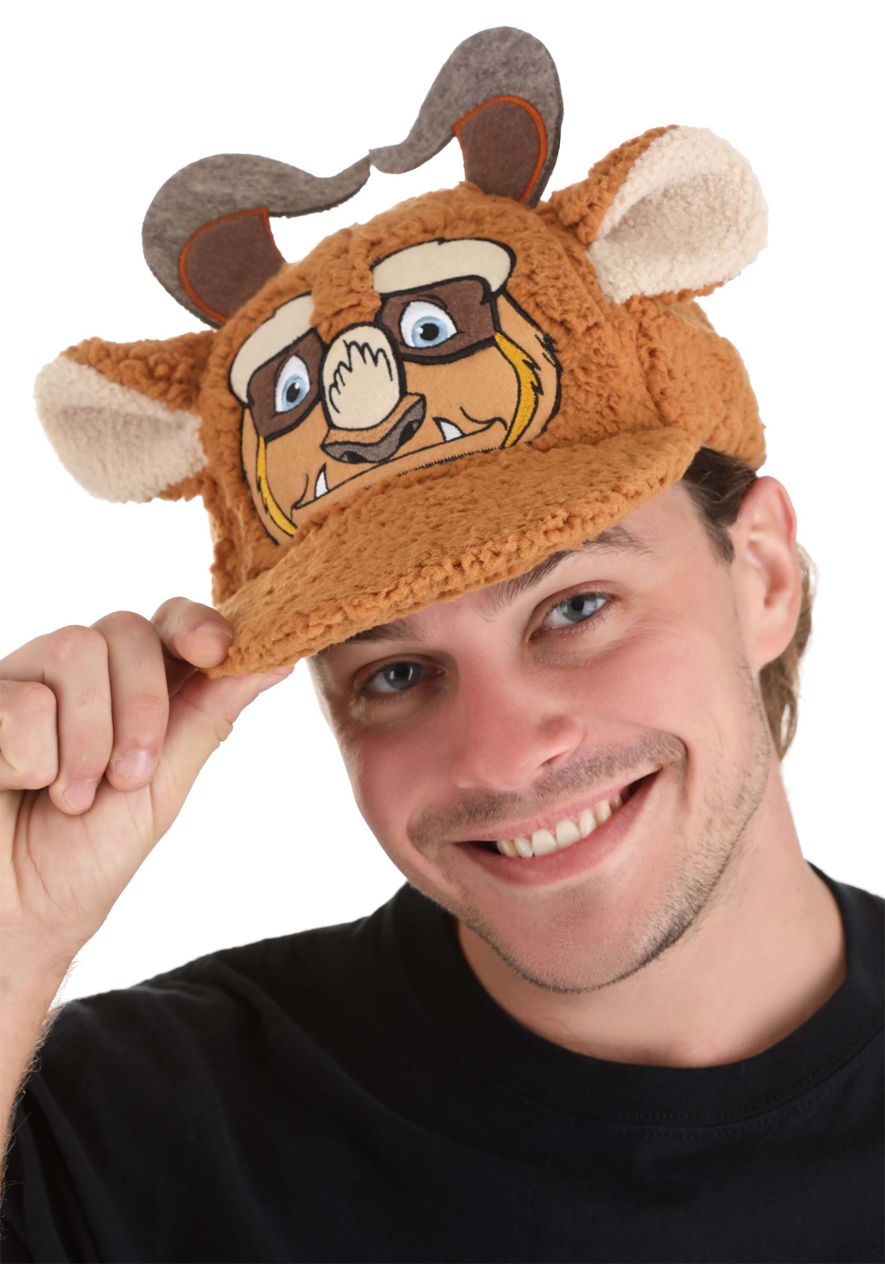 Disney Beauty and the Beast Costume Beast Fuzzy Cap
