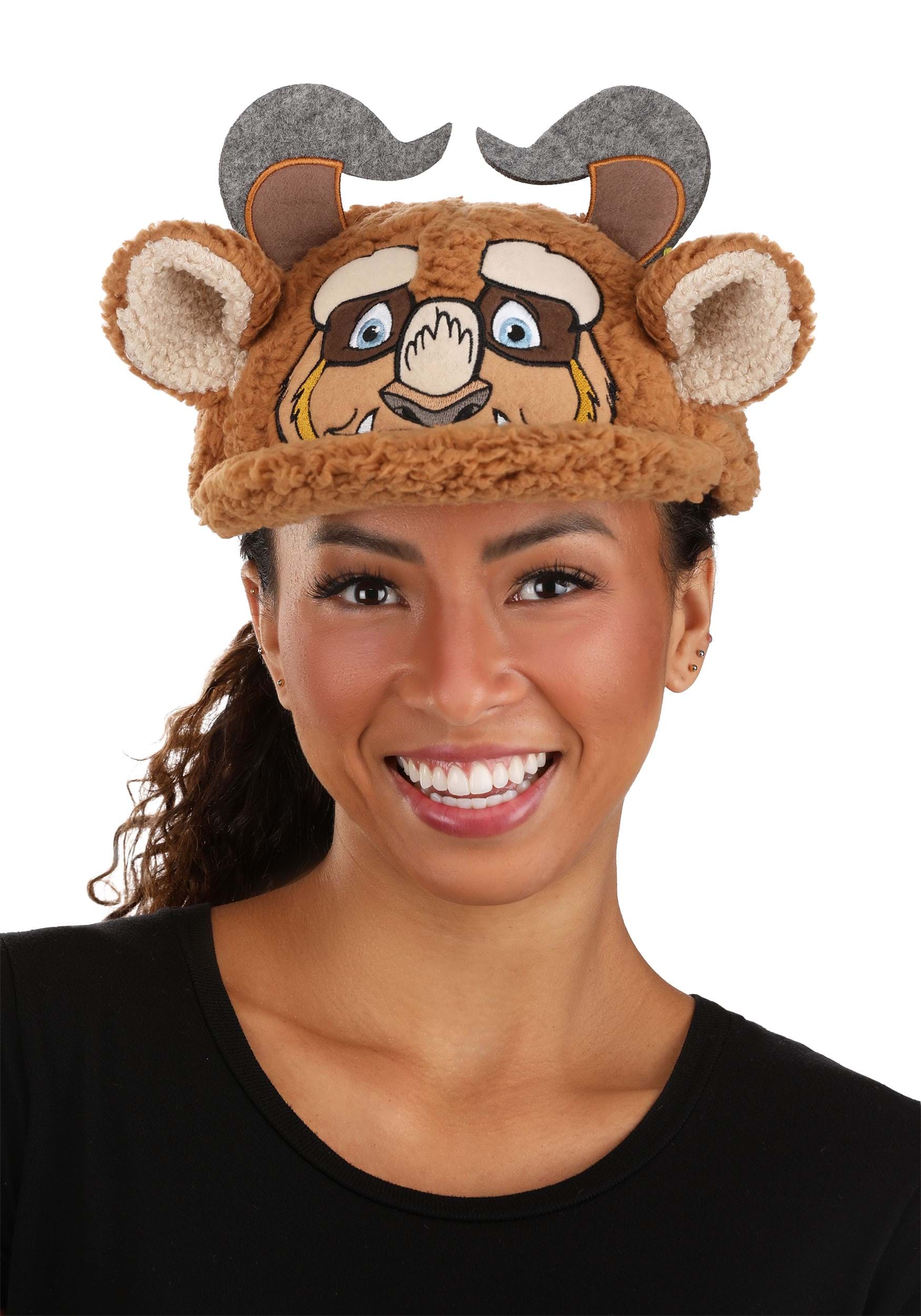 Disney Beauty and the Beast Costume Beast Fuzzy Cap 3 Disney Beauty and the Beast Costume Beast Fuzzy Cap