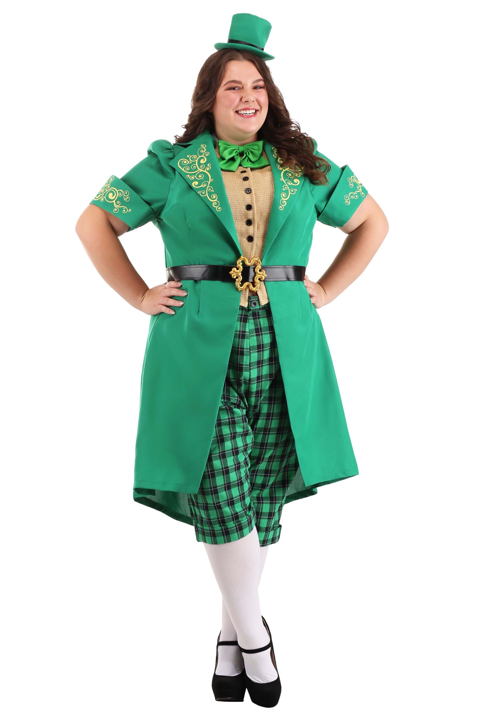Plus Size Charming Leprechaun Women's Costume
