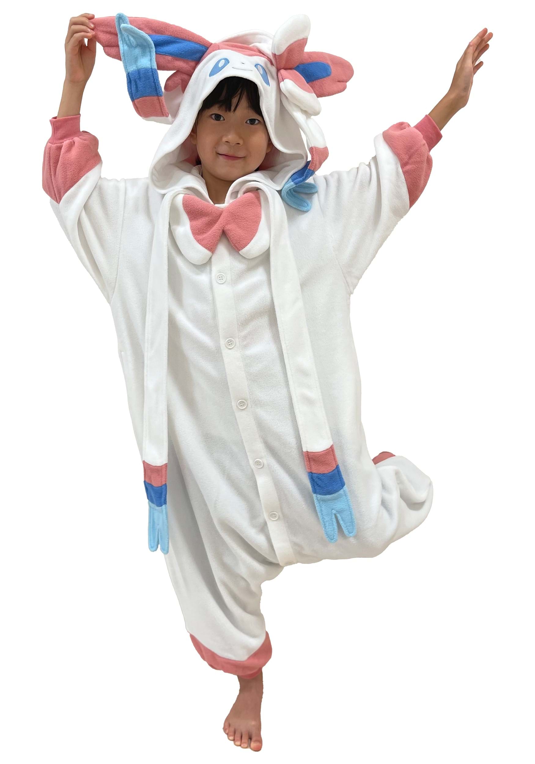 Pok茅mon Sylveon Kigurumi for Kids 3 Pok茅mon Sylveon Kigurumi for Kids