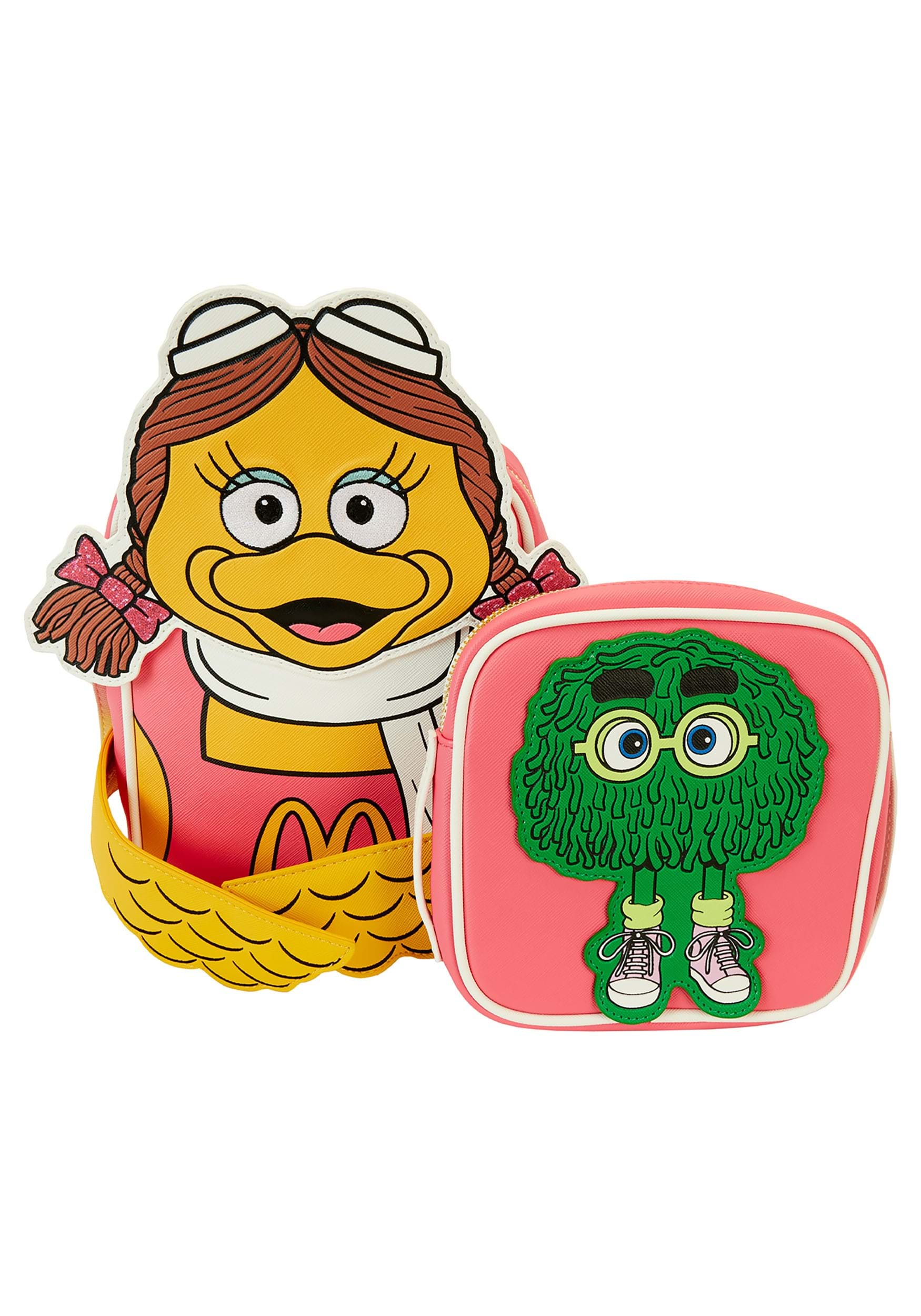 Loungefly McDonald's Birdie the Early Bird Crossbuddies Cosplay Crossbody Bag with Coin Bag 5 Loungefly McDonald's Birdie the Early Bird Crossbuddies Cosplay Crossbody Bag with Coin Bag
