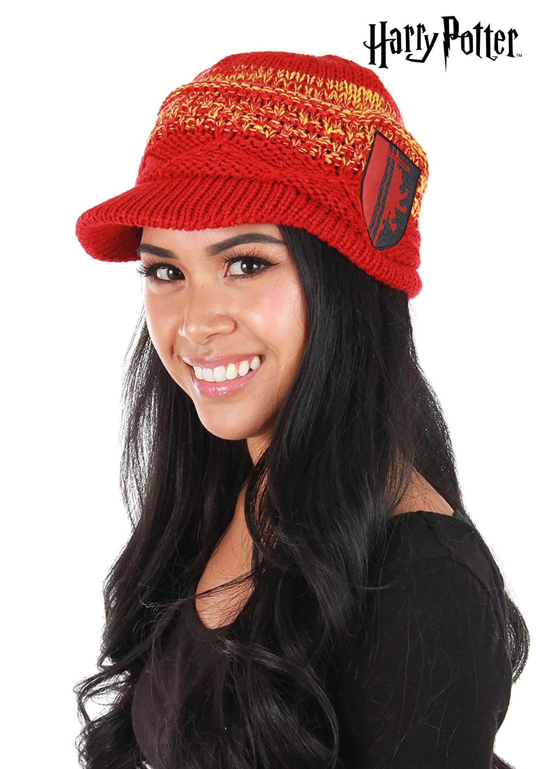 Knit Brim Red Gryffindor Cap