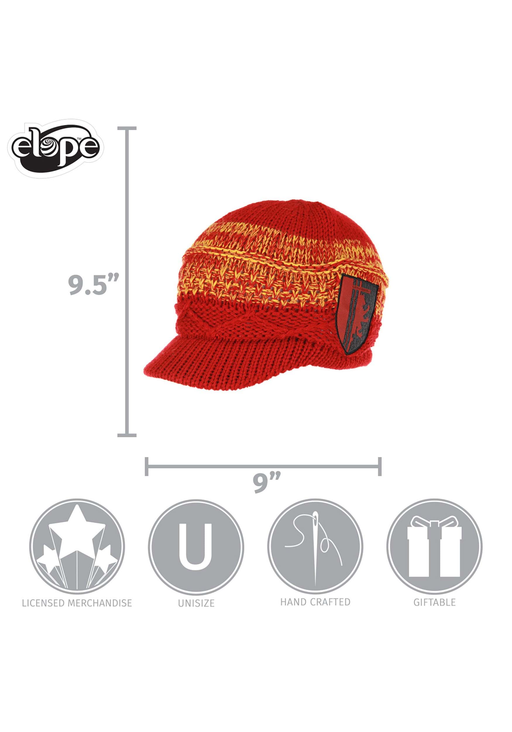 Knit Brim Red Gryffindor Cap