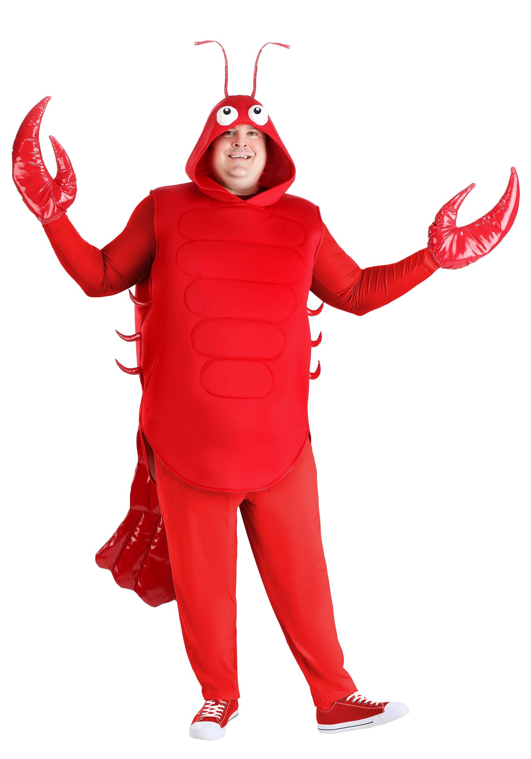 Plus Size Fresh Lobster Costume for Adults