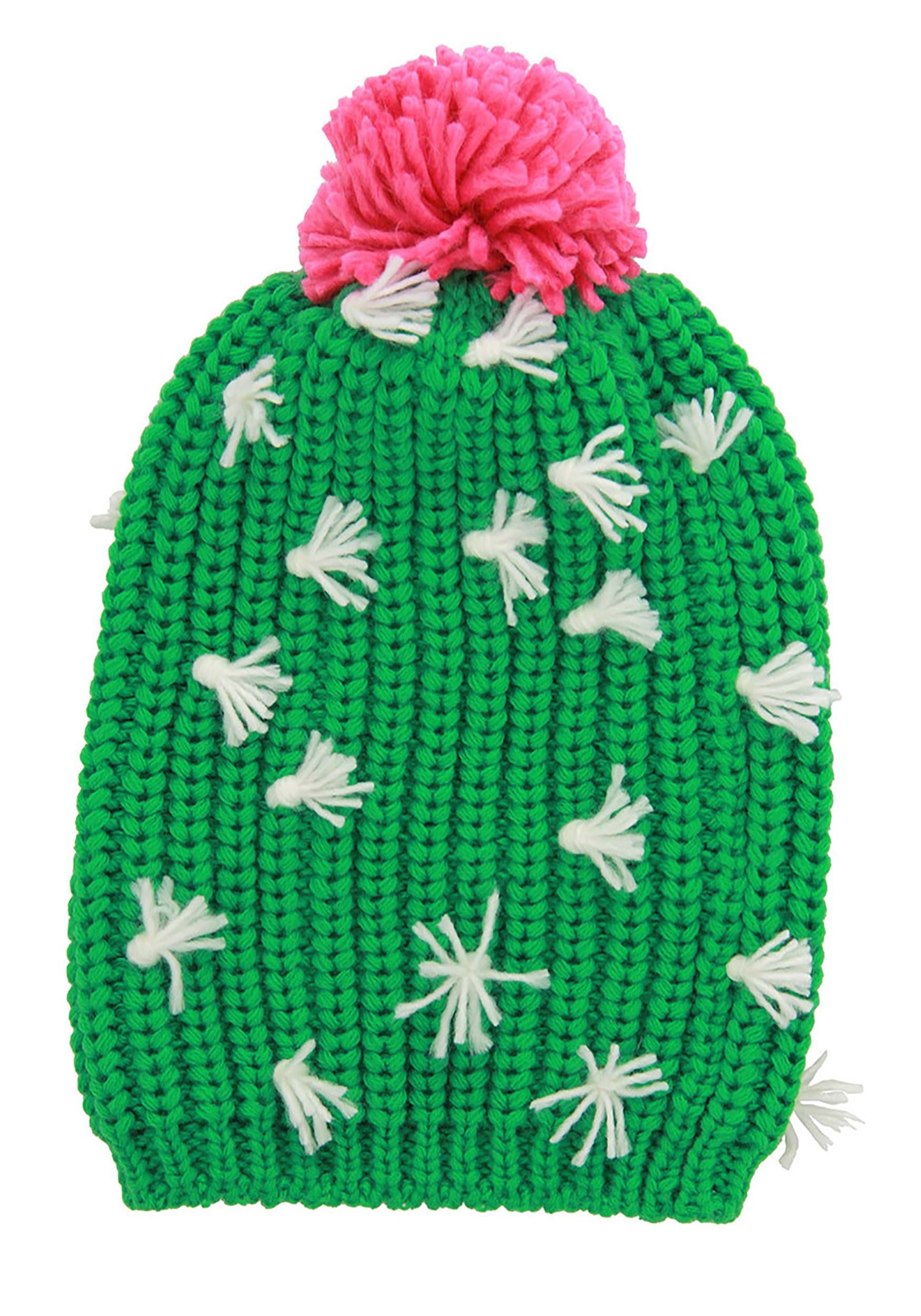 Cactus Knit Slouch Adult Beanie