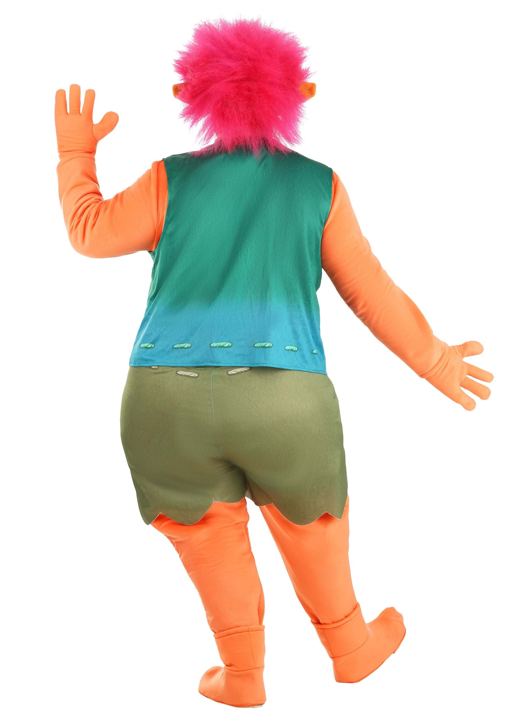 Plus Size Trolls King Peppy Costume for Adults